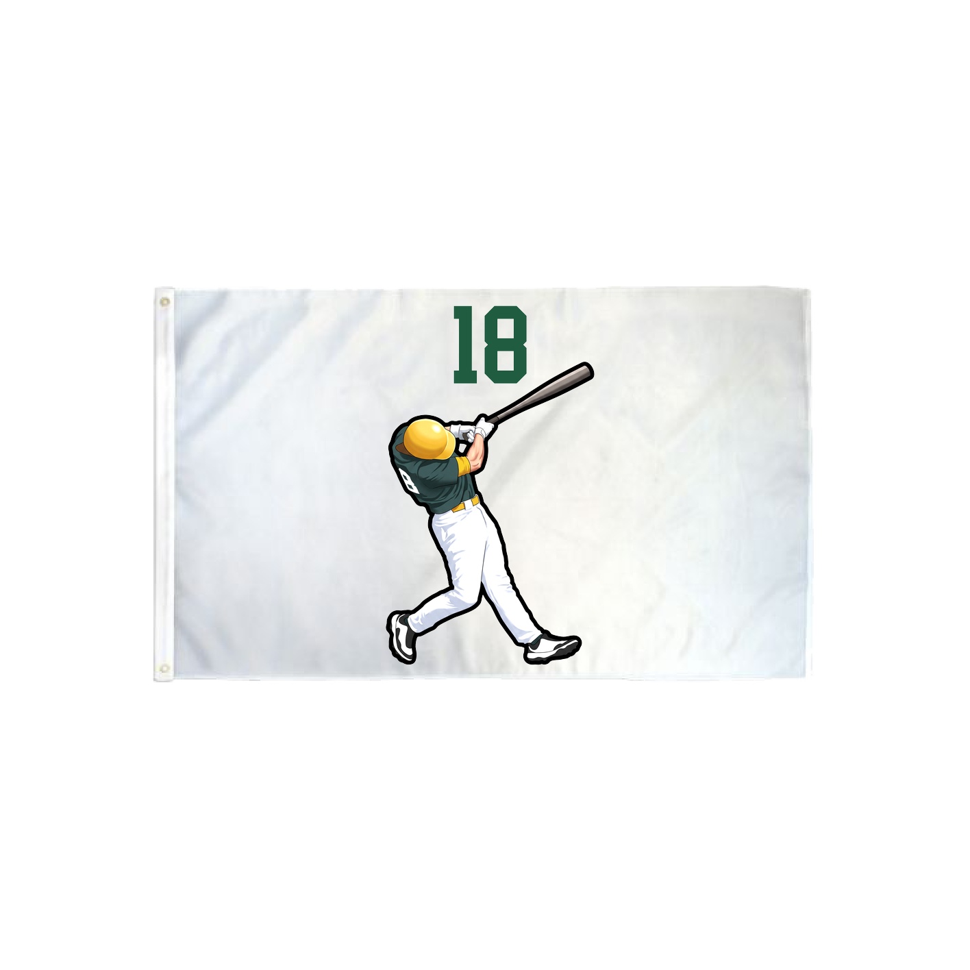 3x5 Flag — Number Top in Classic