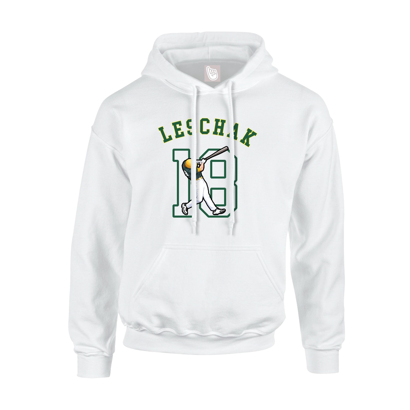 Hoodie — Shirsey Arch in White