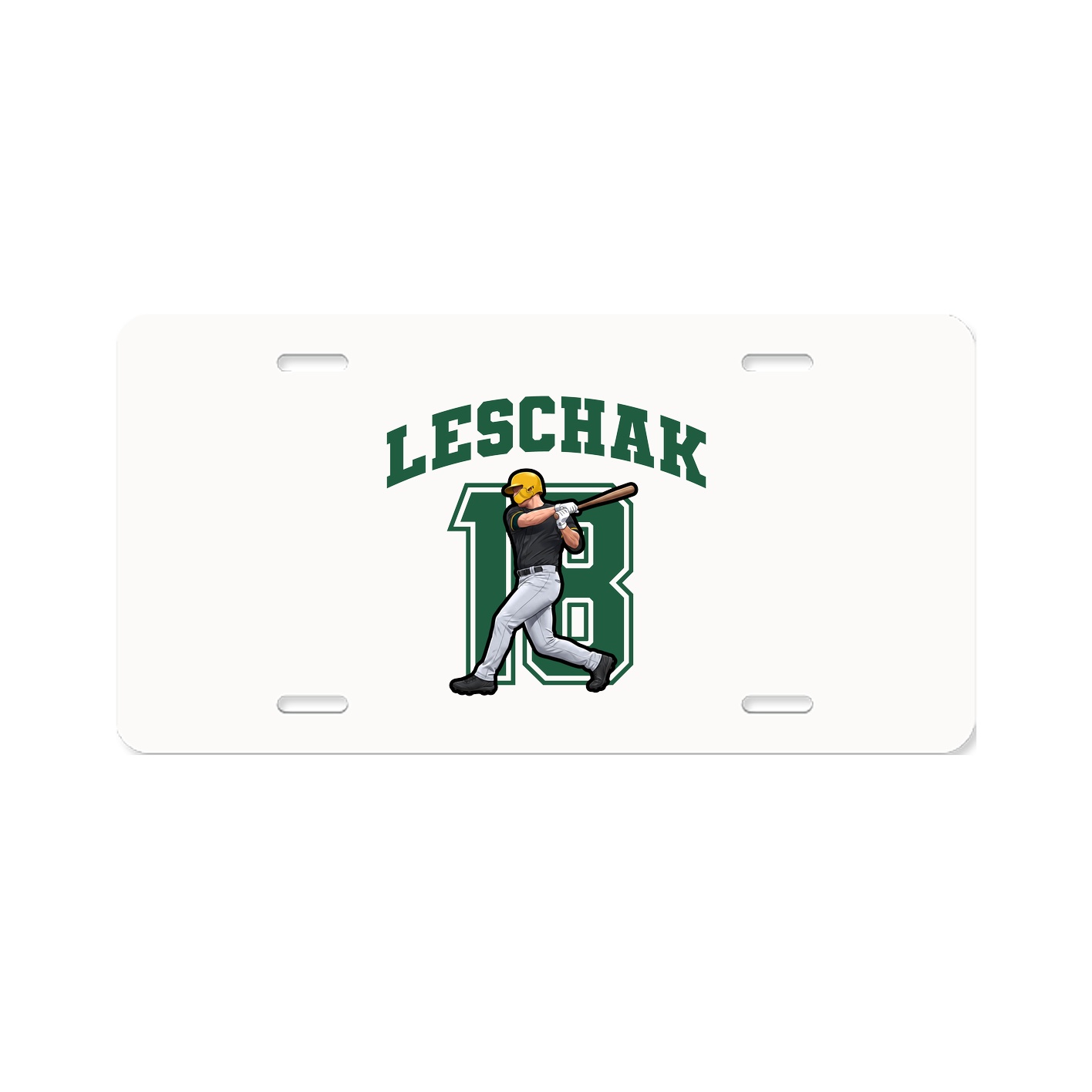 License Plate — Number in Classic
