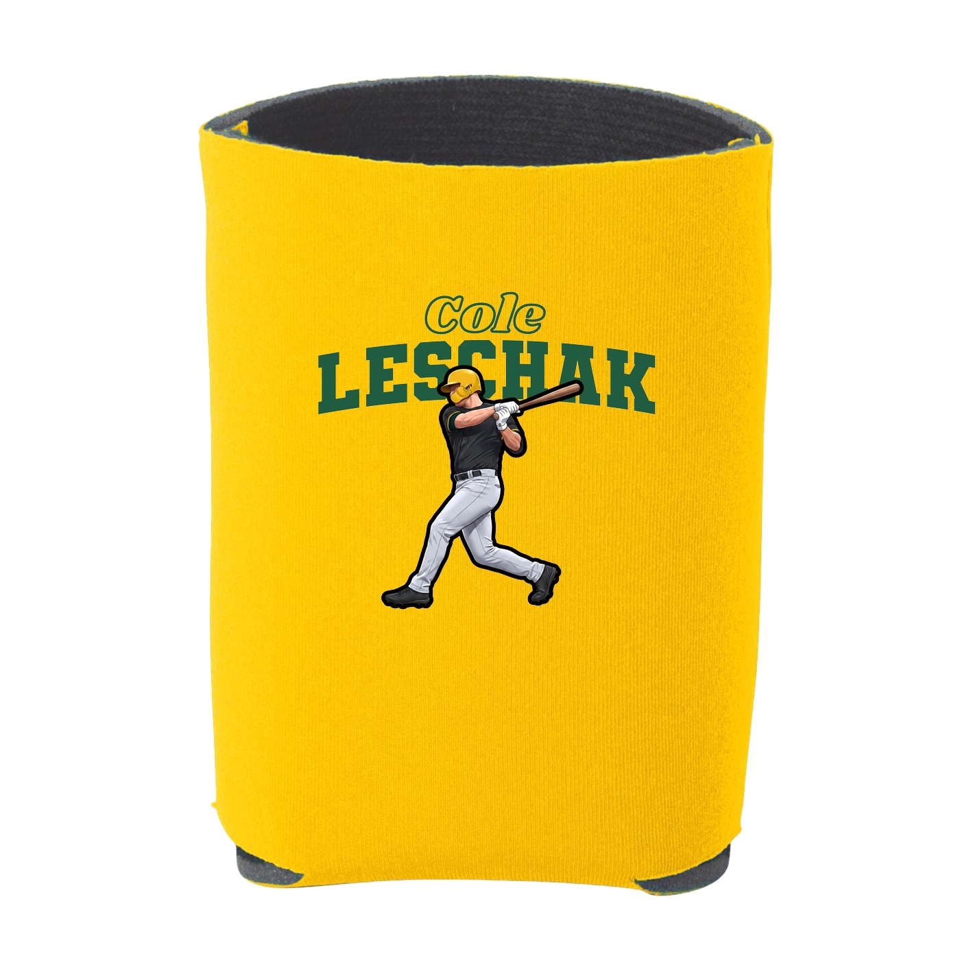 Can Holder — Name Arch in Yellow