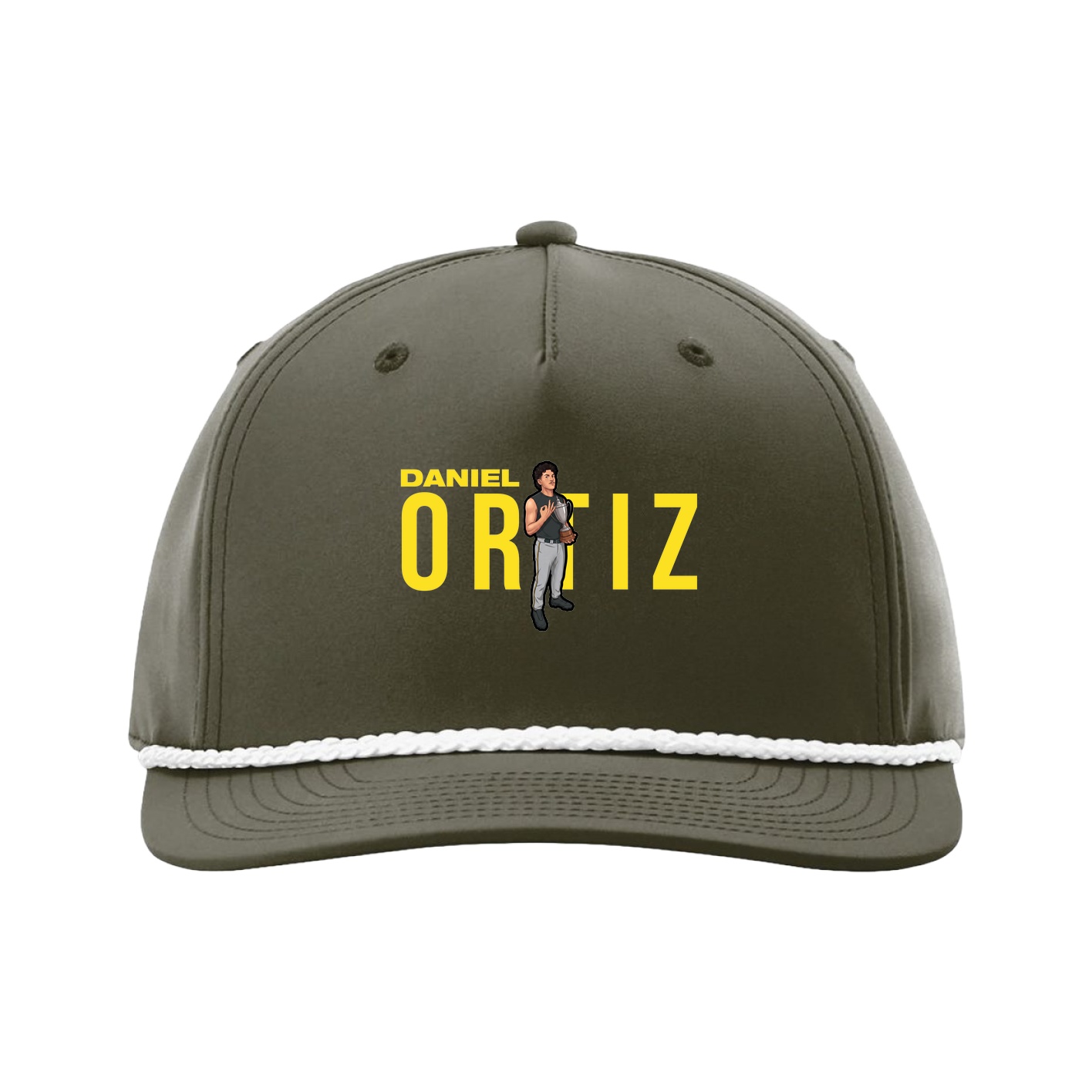 Five-Panel Classic Rope Cap — Player Name in Green