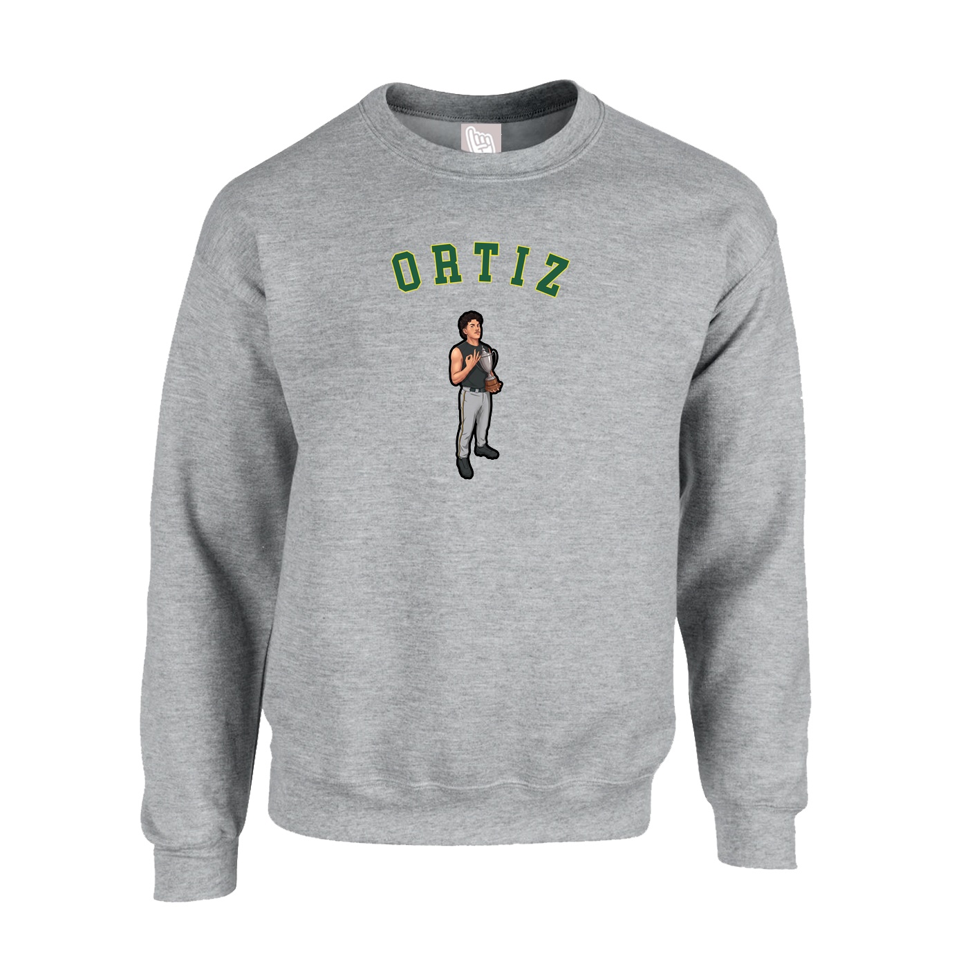 Fleece Crew — Shirsey Arch in Grey