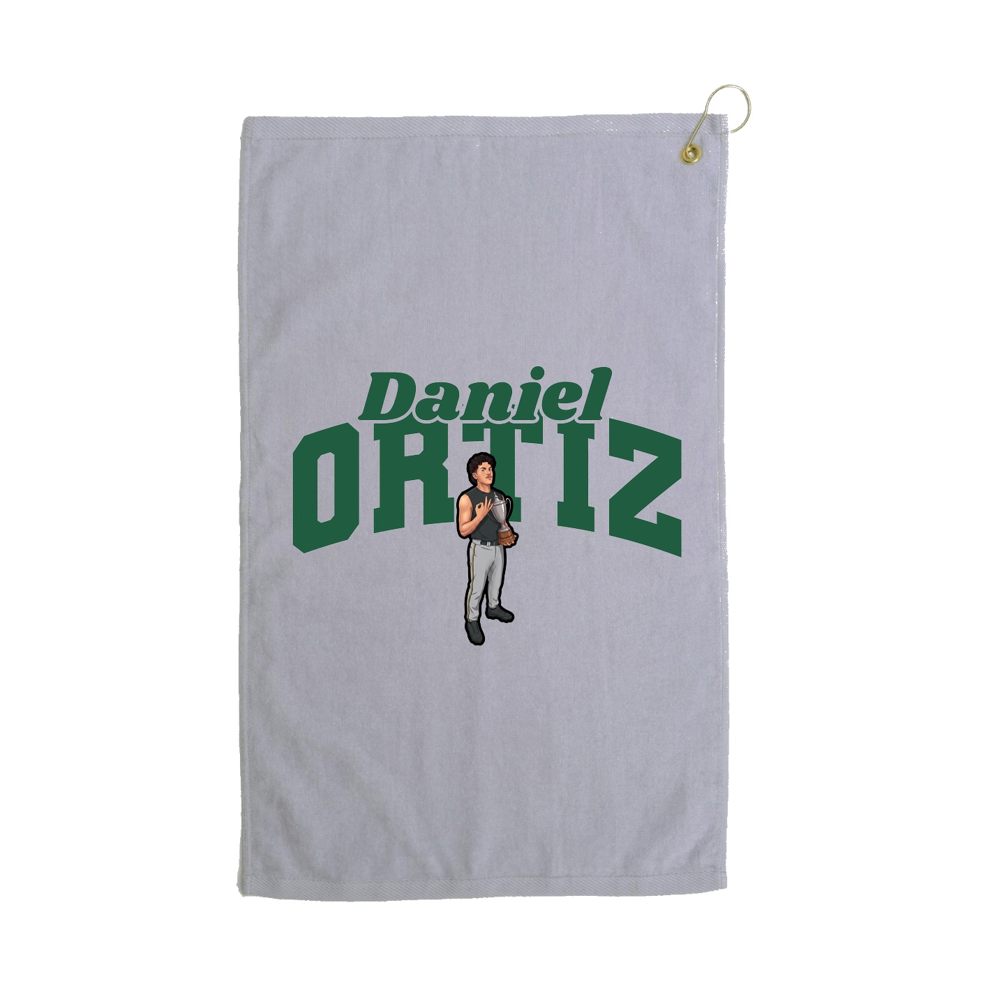 Golf Towel — Signature Arch in Grey