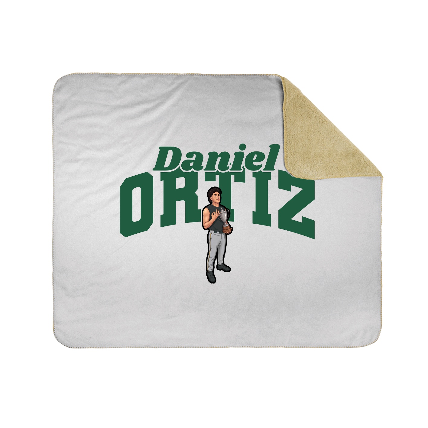 Throw Blanket — Signature Arch in White