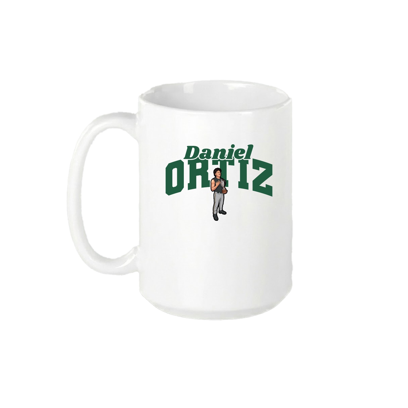15oz Coffee Mug — Signature Arch in White
