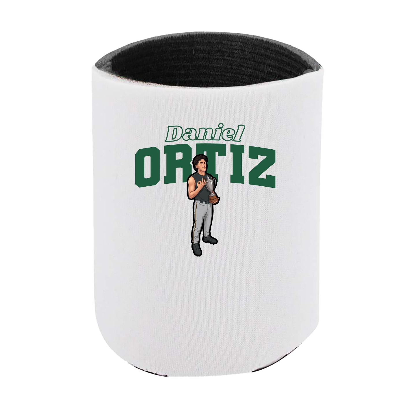 Can Holder — Name Arch in White