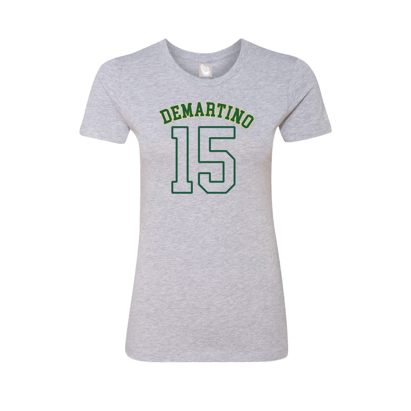 Fitted Women's Tee — Shirsey Arch in Grey