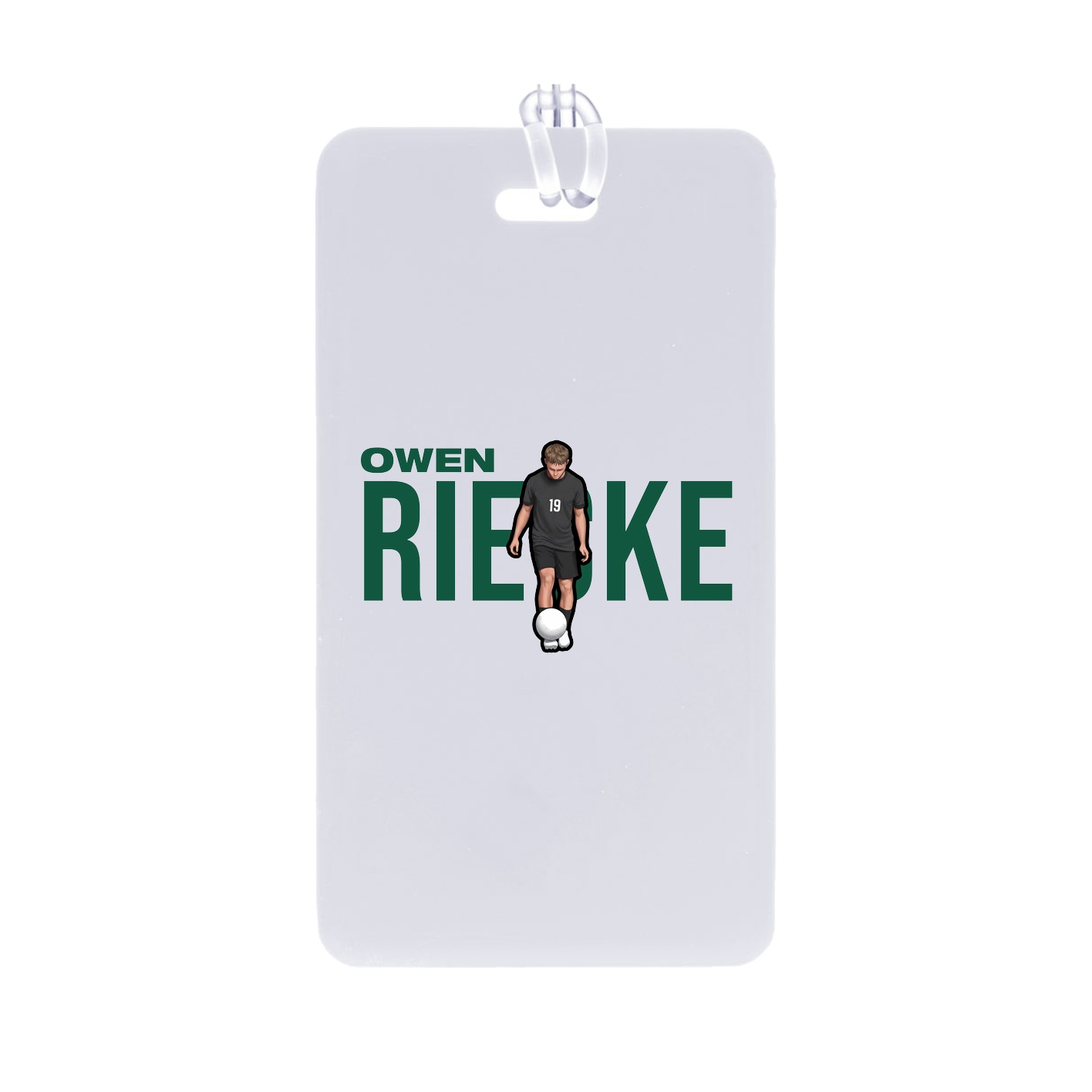 Bag Tag — Player Name in Classic