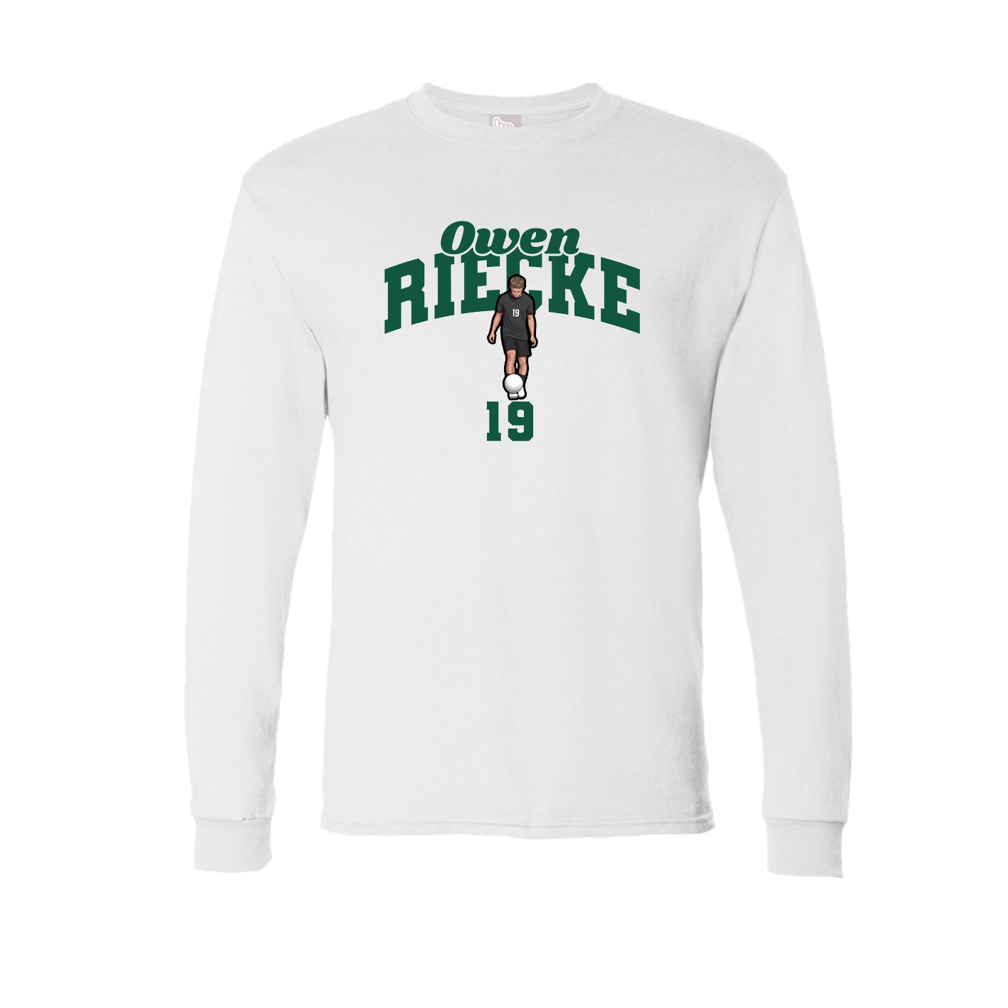 Long Sleeve Tee — Signature Arch in White