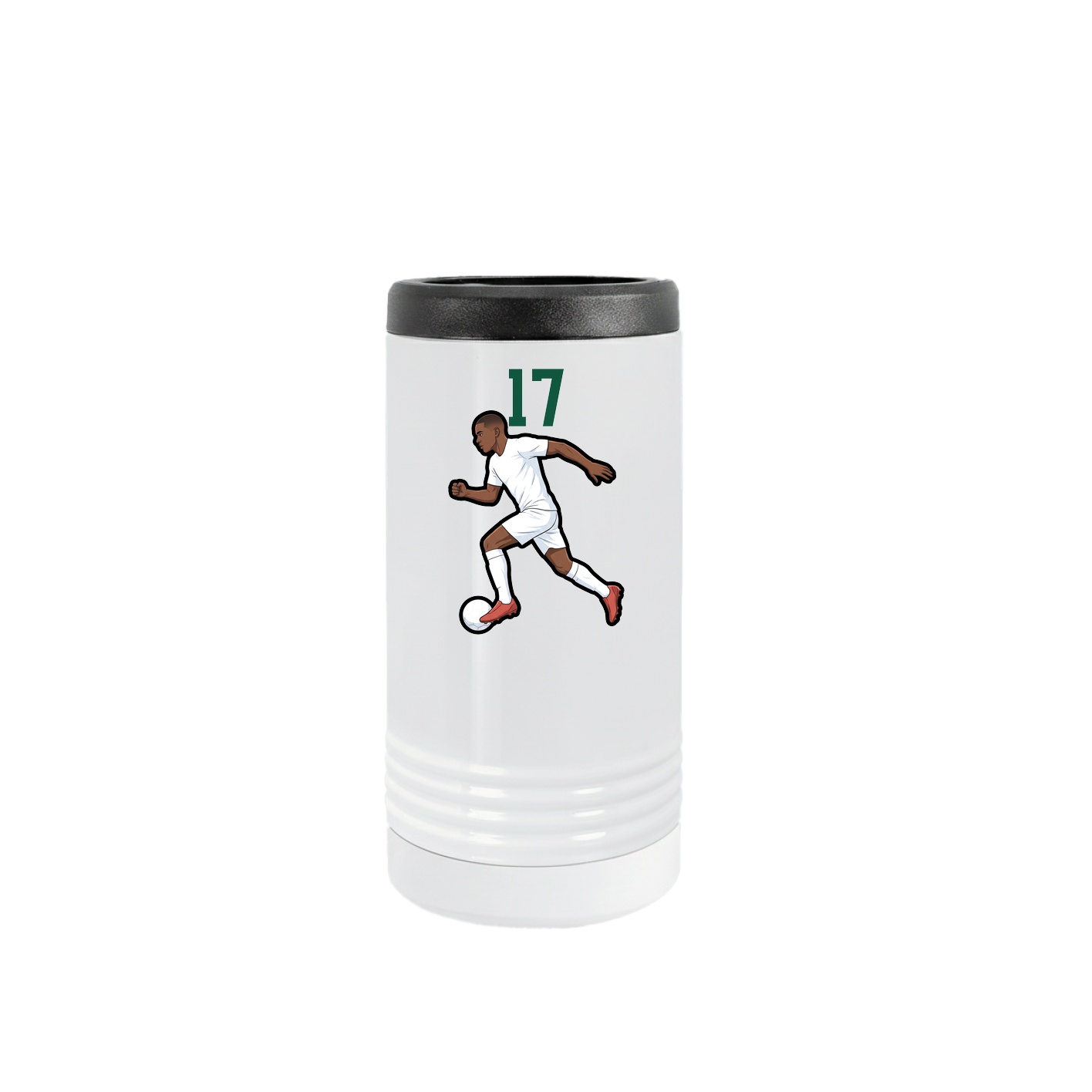 Slim Beverage Holder — Number Top in White