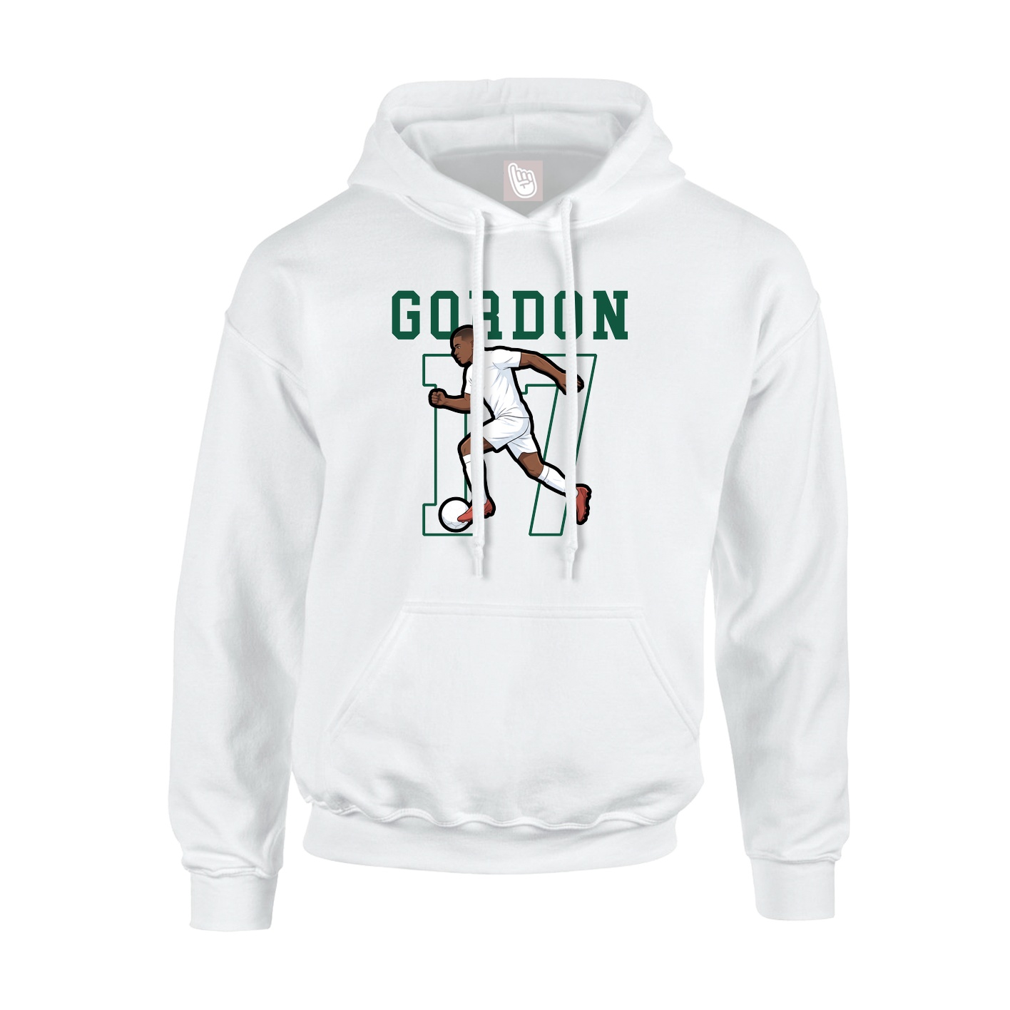 Hoodie — Shirsey in White