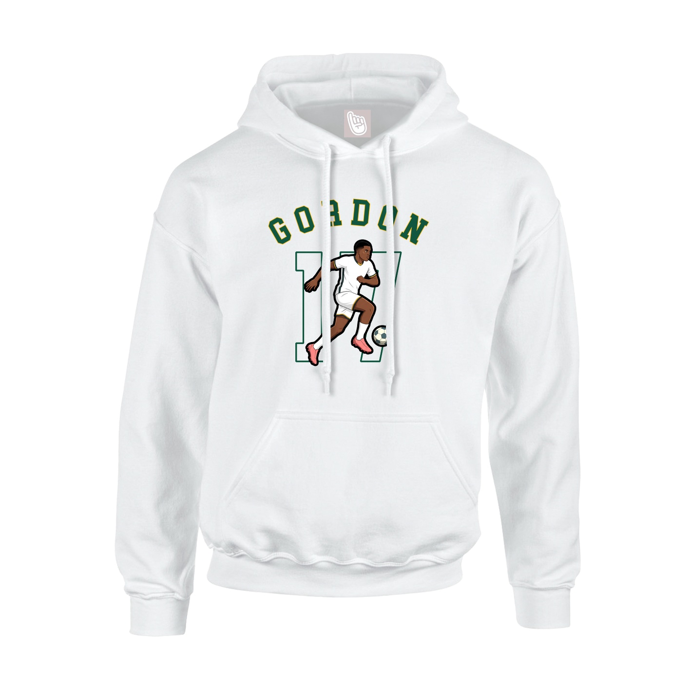 Hoodie — Shirsey Arch in White