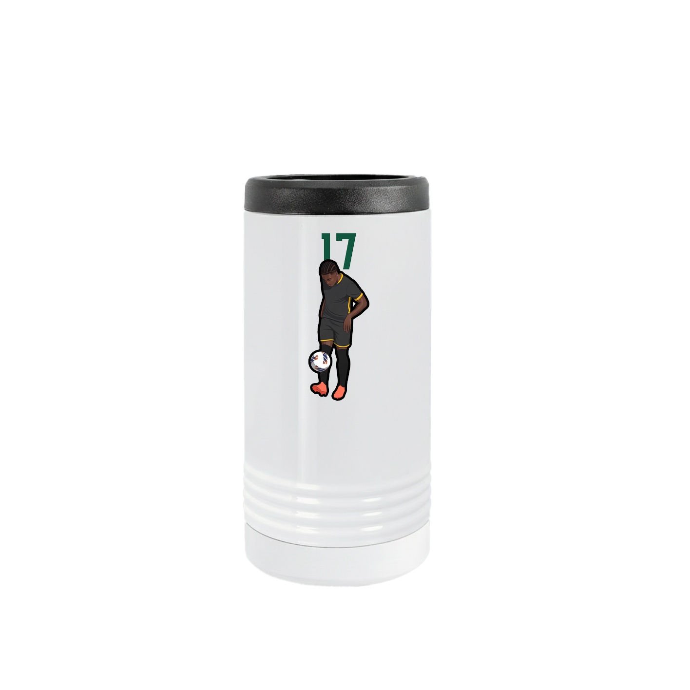 Slim Beverage Holder — Number Top in White