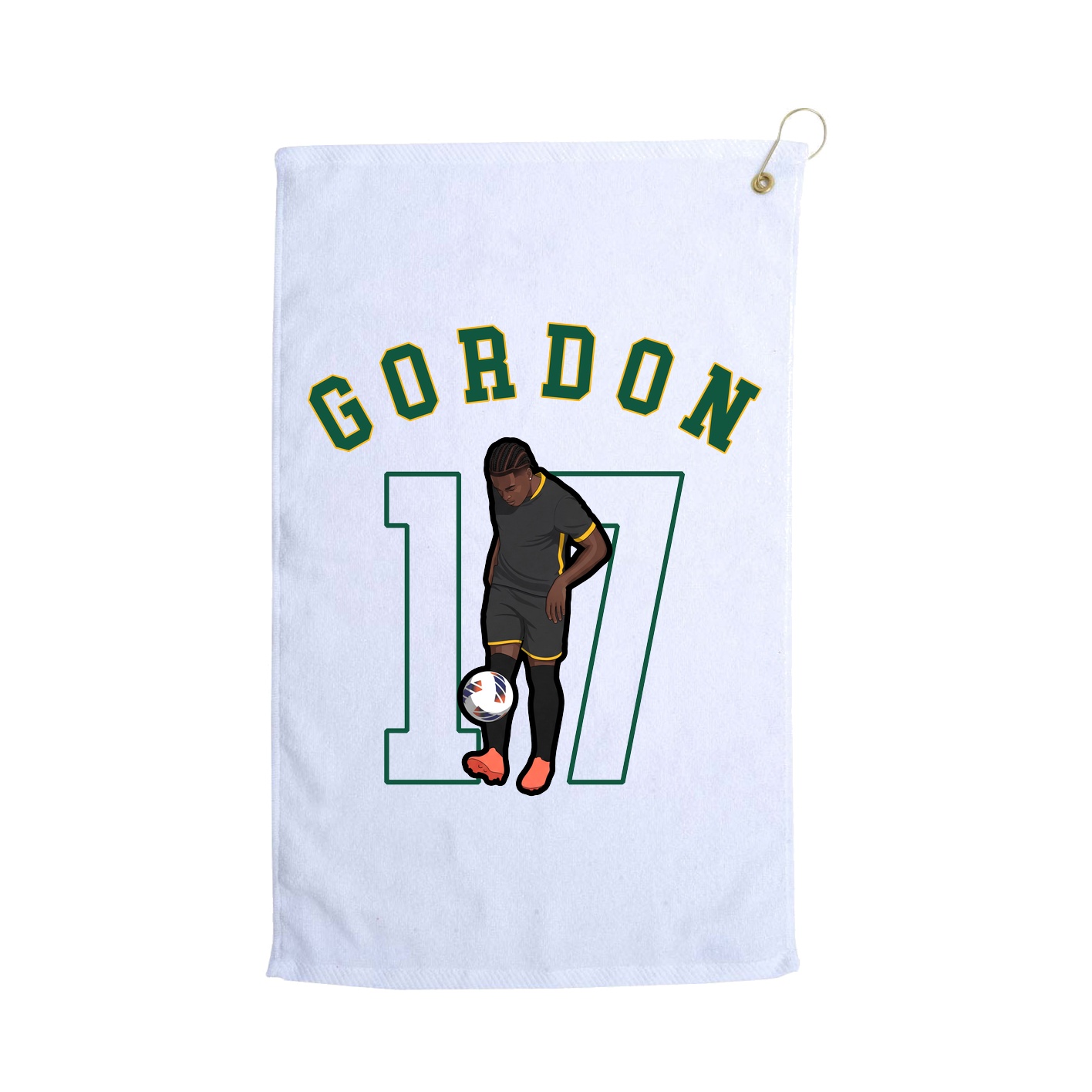 Golf Towel — Shirsey Arch in White