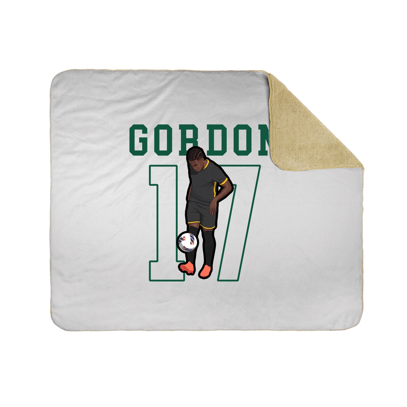 50x60 Sherpa Lined Throw Blanket