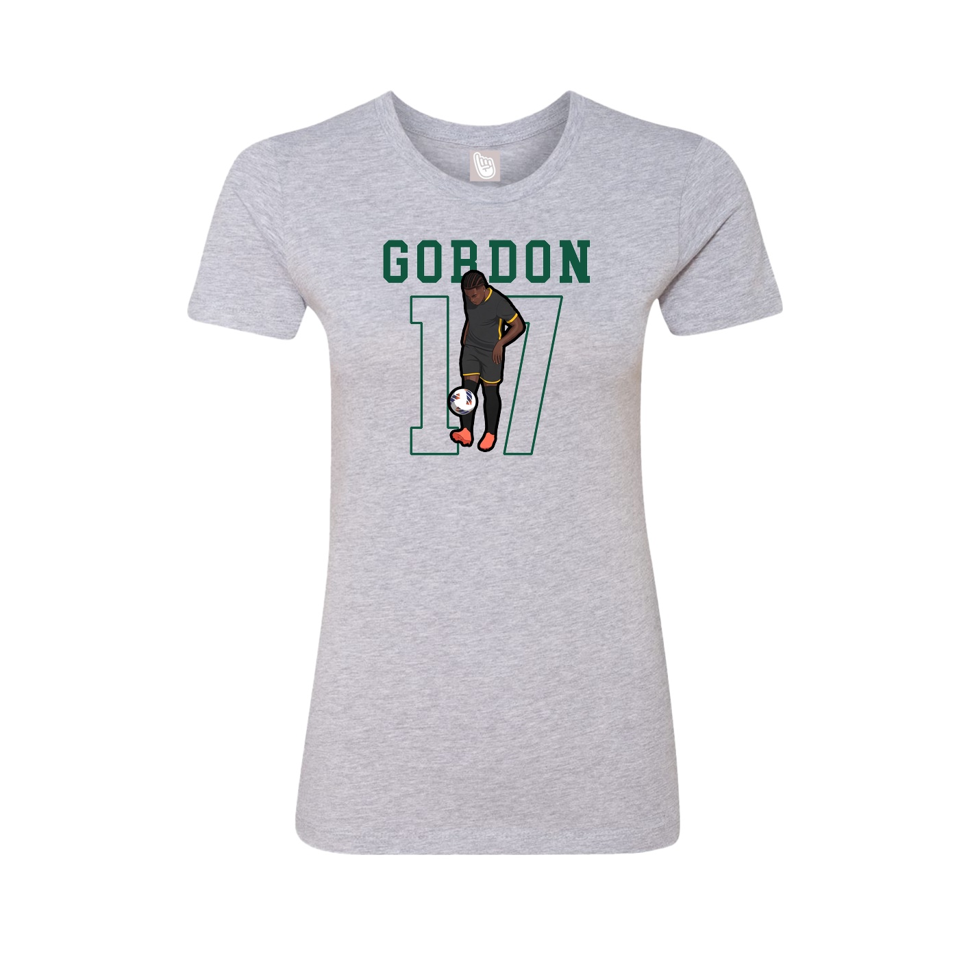 Fitted Women's Tee — Shirsey in Grey
