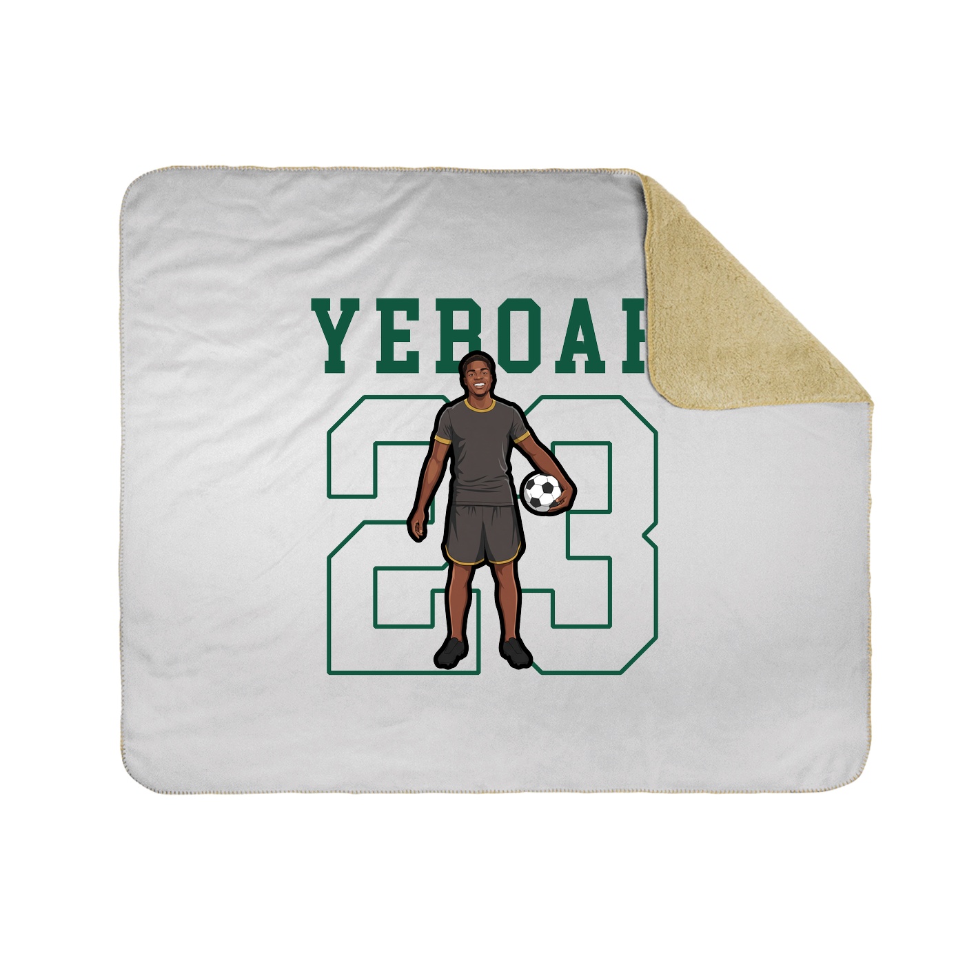 50x60 Sherpa Lined Throw Blanket