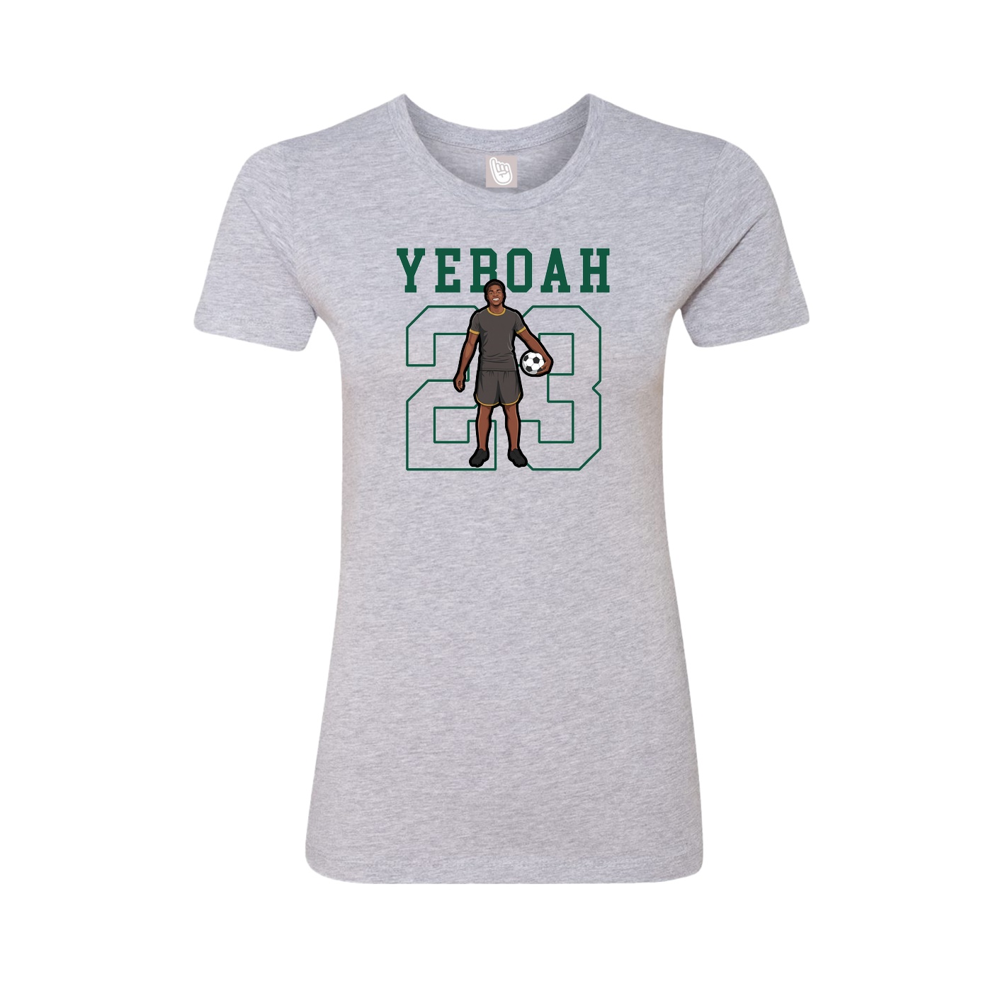 Fitted Women's Tee — Shirsey in Grey