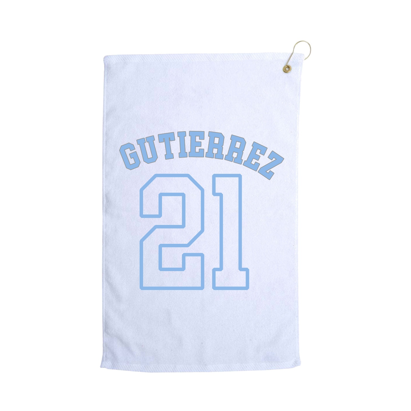 Golf Towel — Shirsey Arch in White