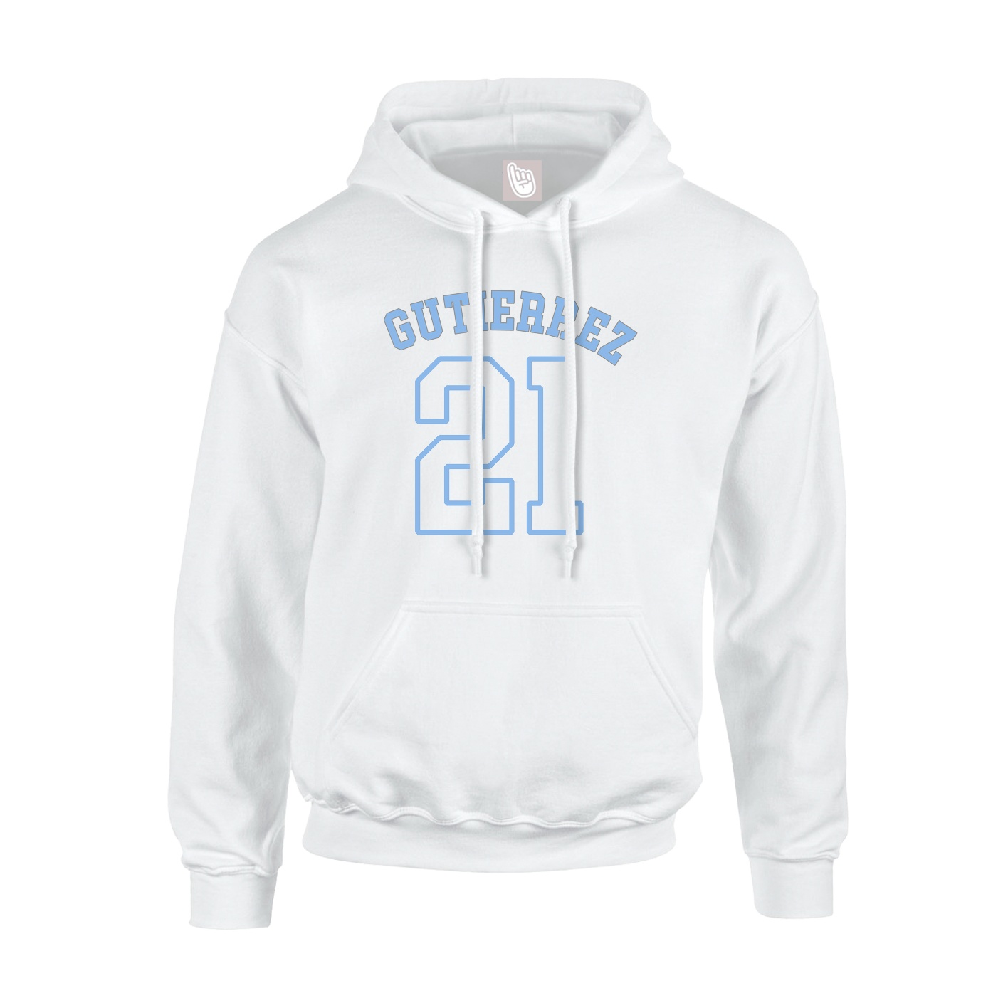 Hoodie — Shirsey Arch in White