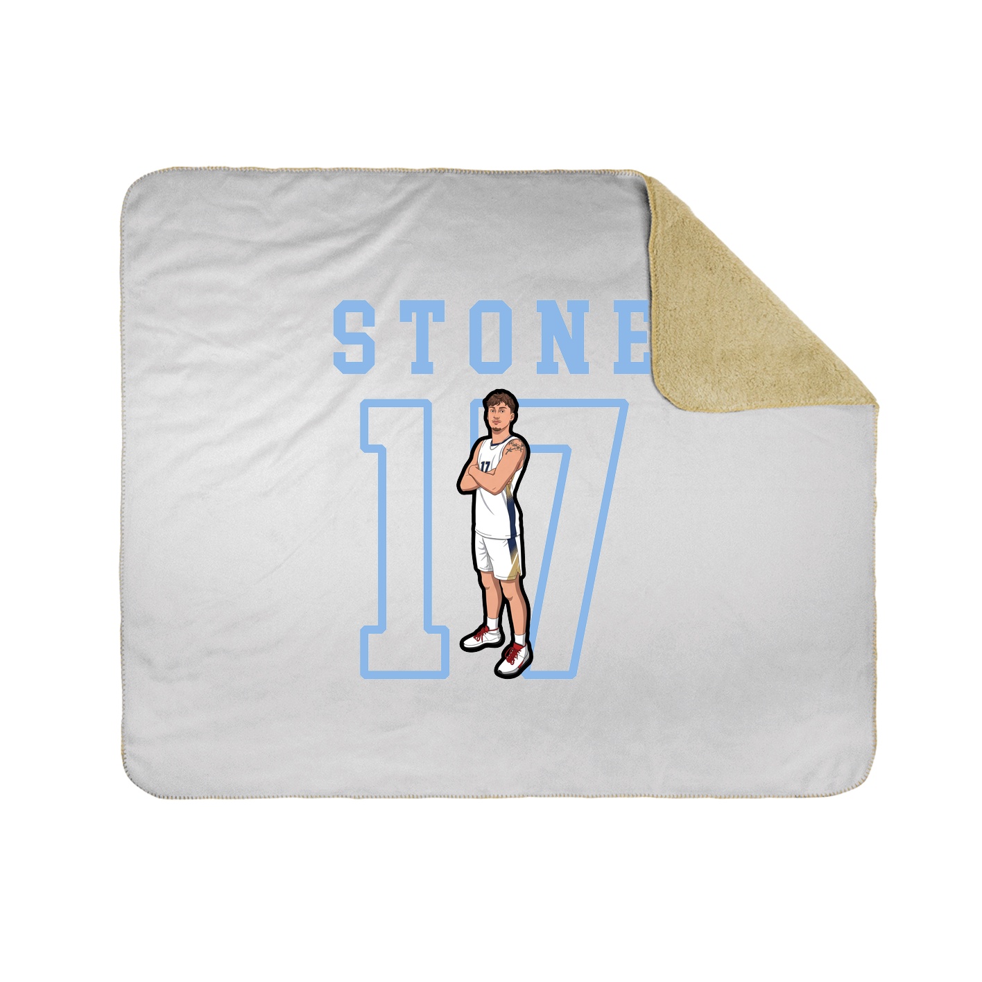 Throw Blanket — Shirsey in White