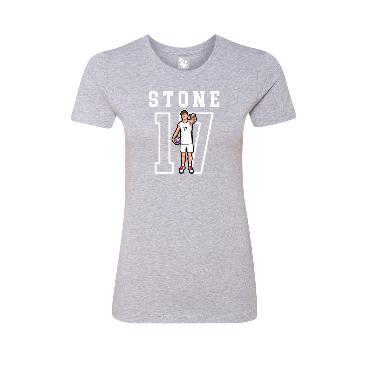 Fitted Women's Tee — Shirsey in Grey