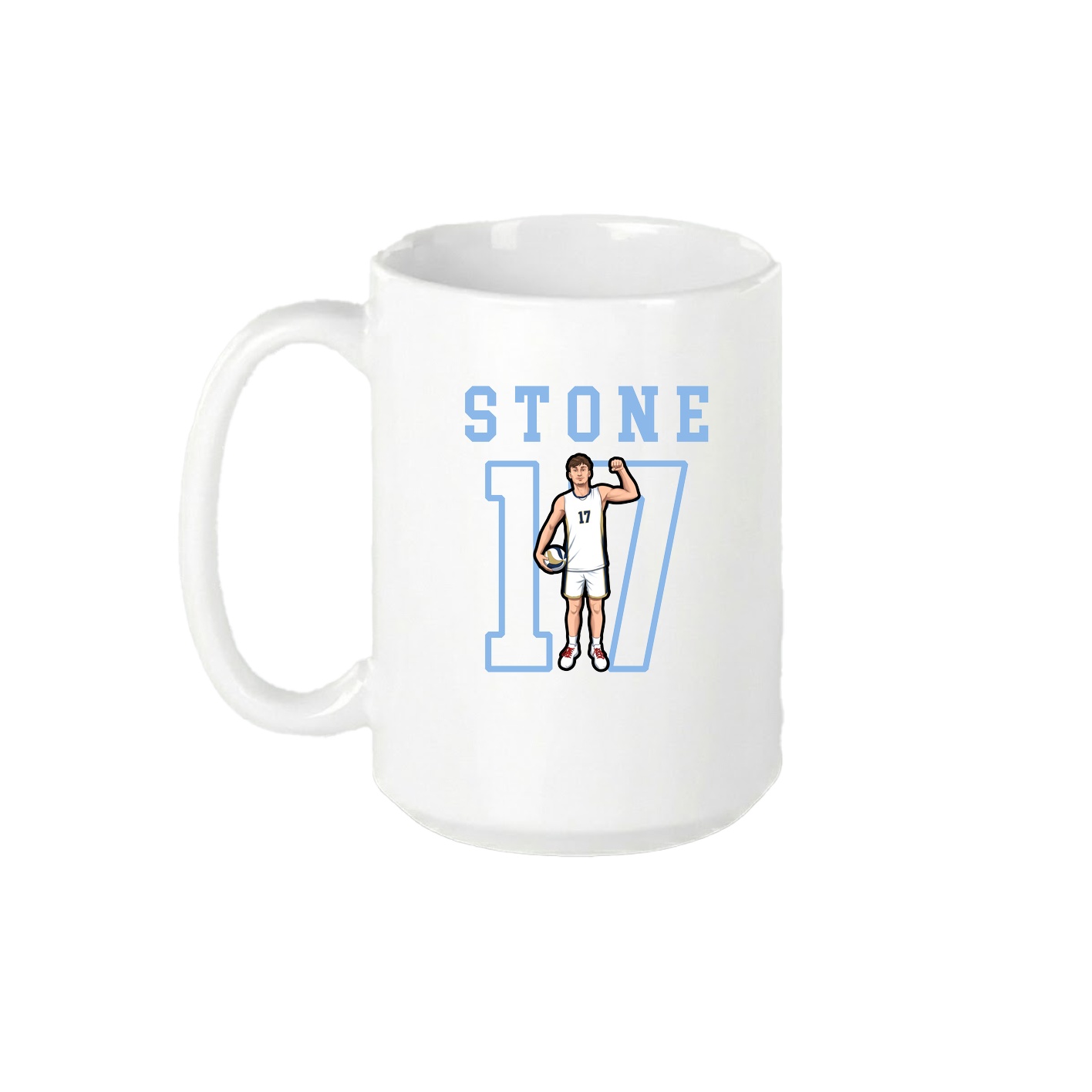 15oz Coffee Mug — Shirsey in White