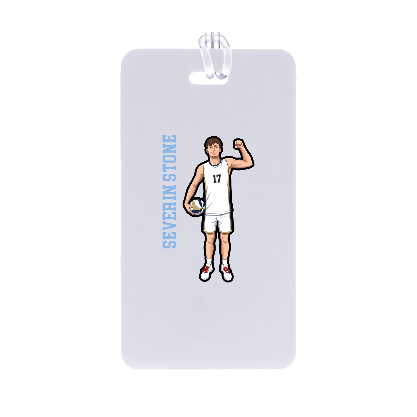 Bag Tag — Name Vertical in Classic