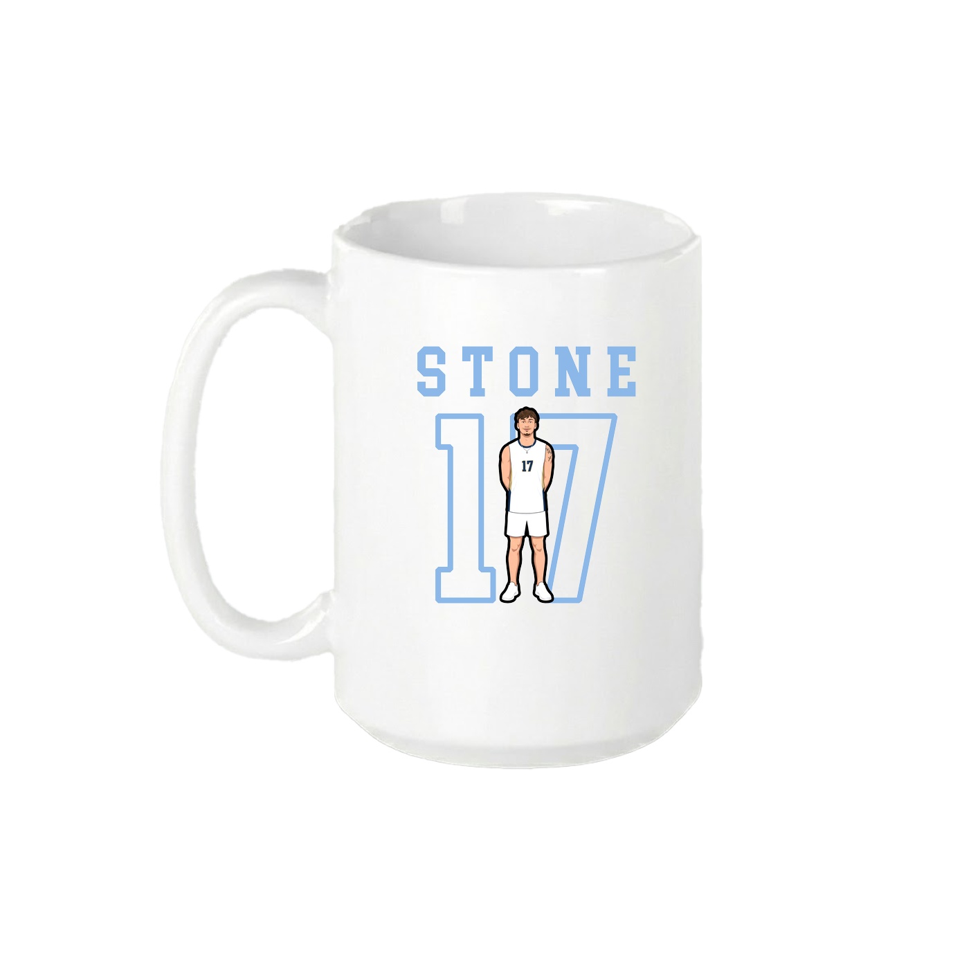 15oz Coffee Mug — Shirsey in White