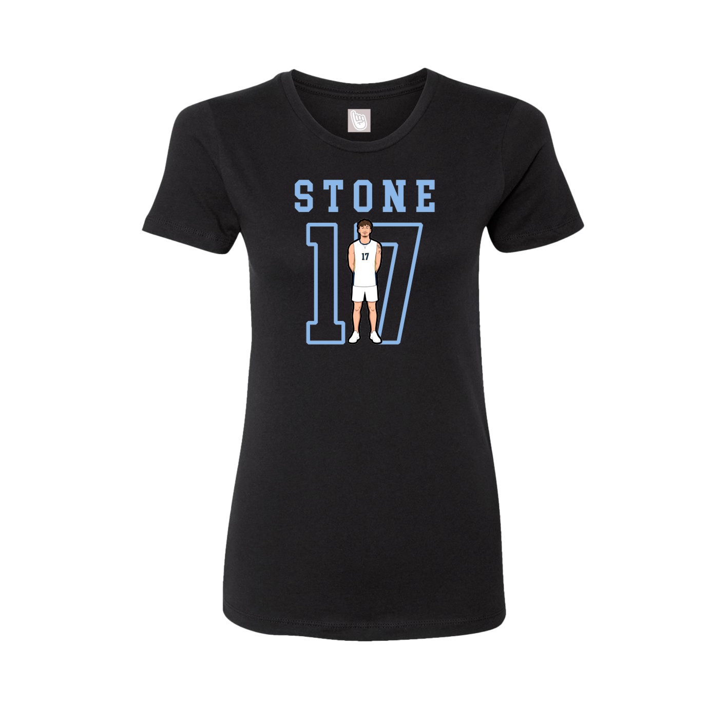 Fitted Women's Tee — Shirsey in Black