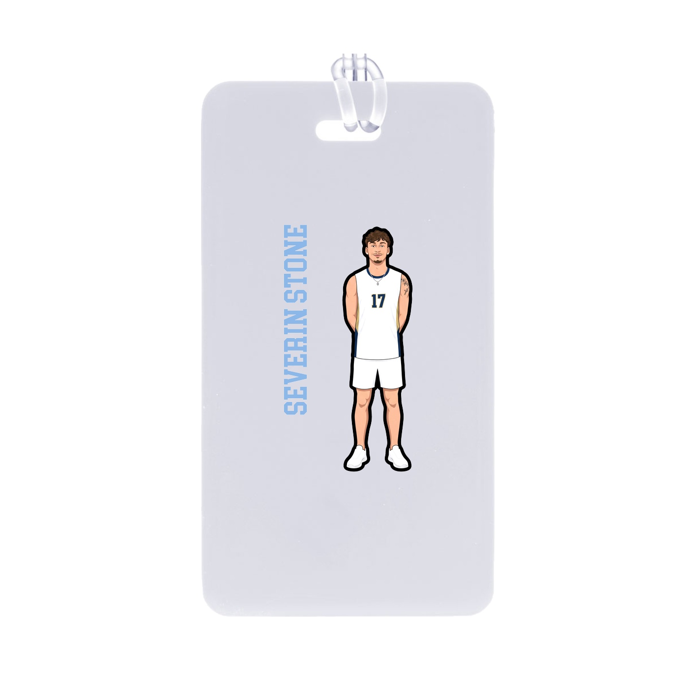 Bag Tag — Name Vertical in Classic