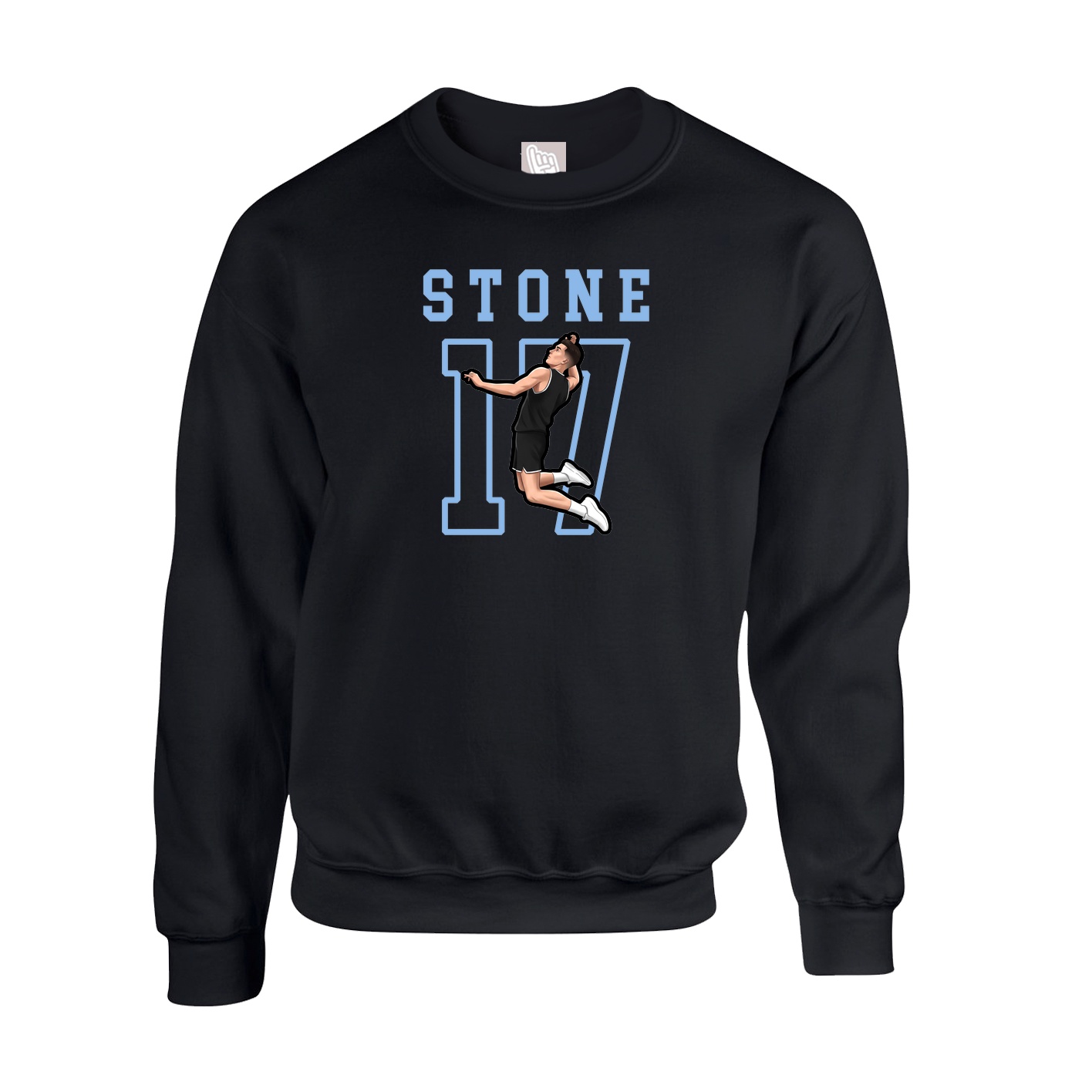 Fleece Crew — Shirsey in Black