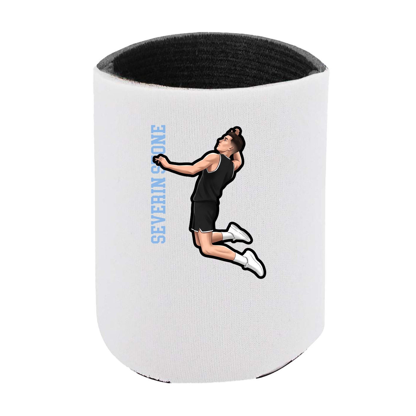 Can Holder — Name Vertical in White