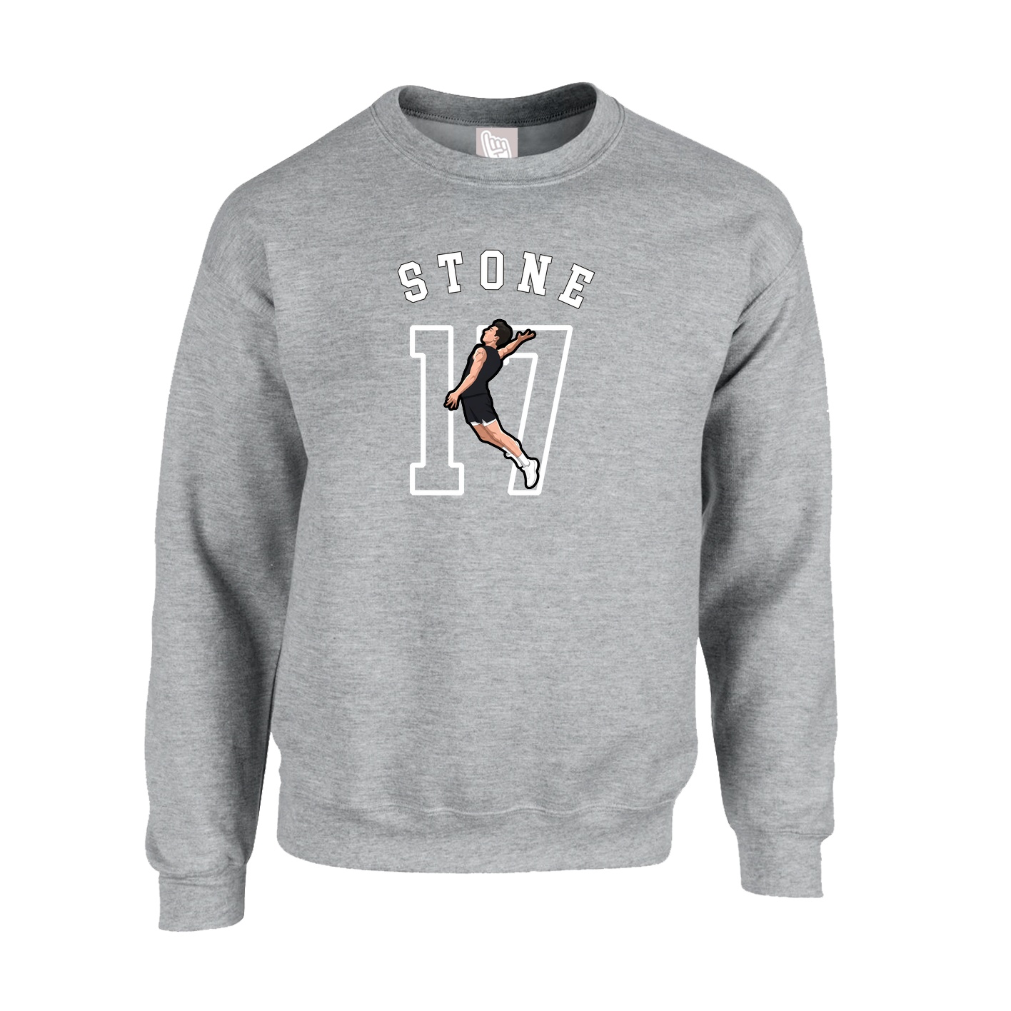 Fleece Crew — Shirsey Arch in Grey