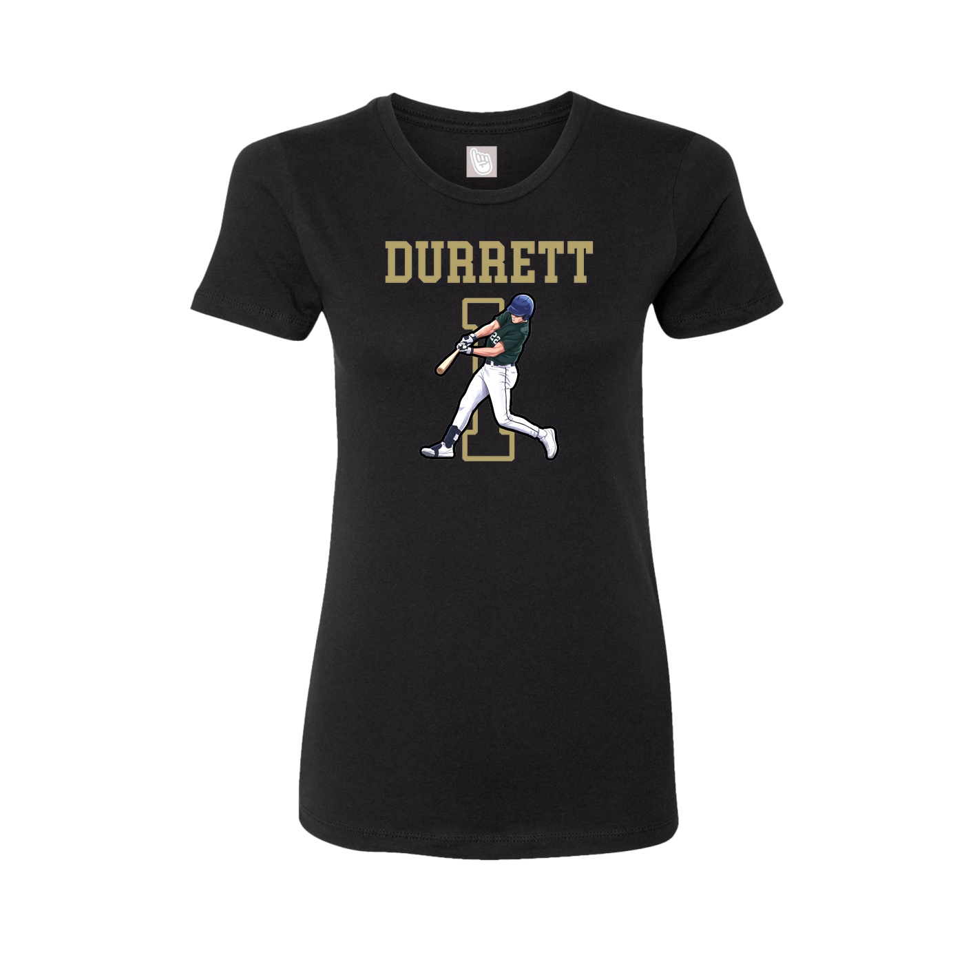 Fitted Women's Tee — Shirsey in Black