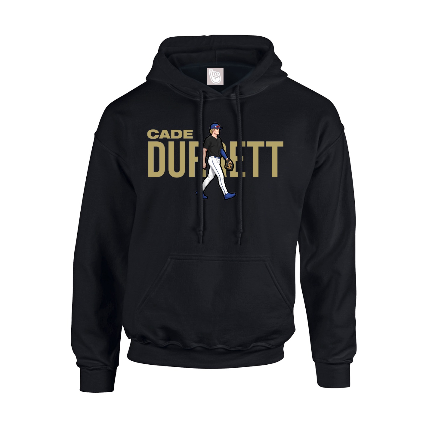 Hoodie — Player Name in Black