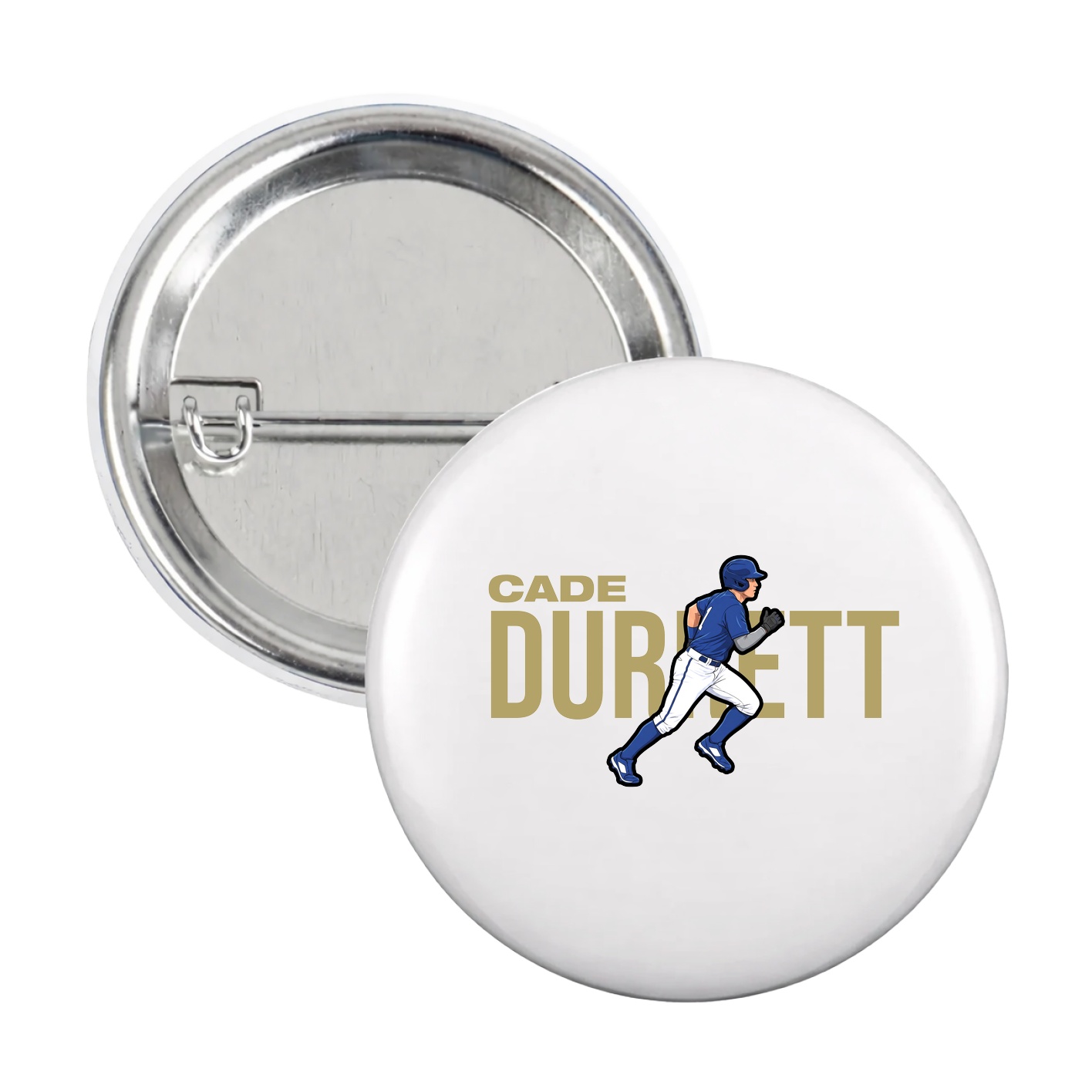 Game Day Button — Player Name in White