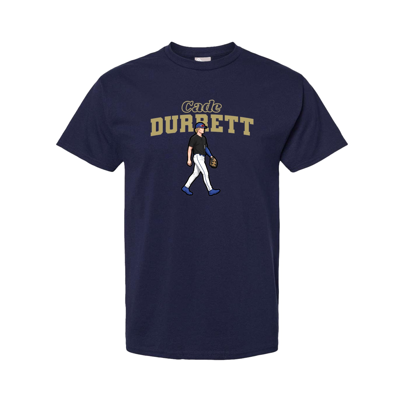 Youth Tee — Name Arch in Navy