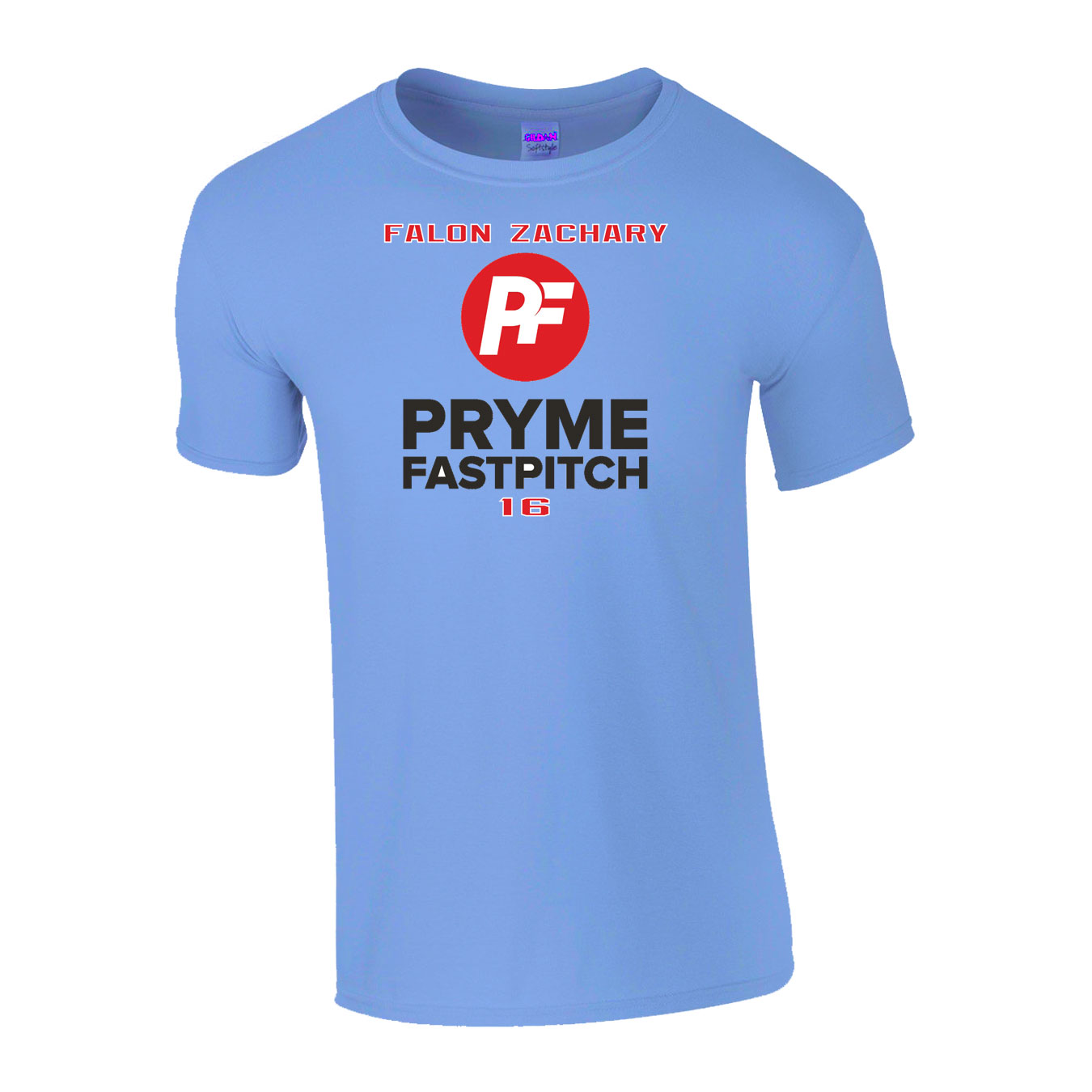 Youth Classic T-Shirt - Carolina Blue - Logo Text Drop