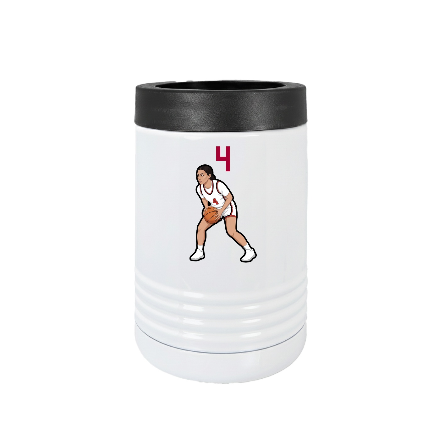 Beverage Holder — Number Top in White