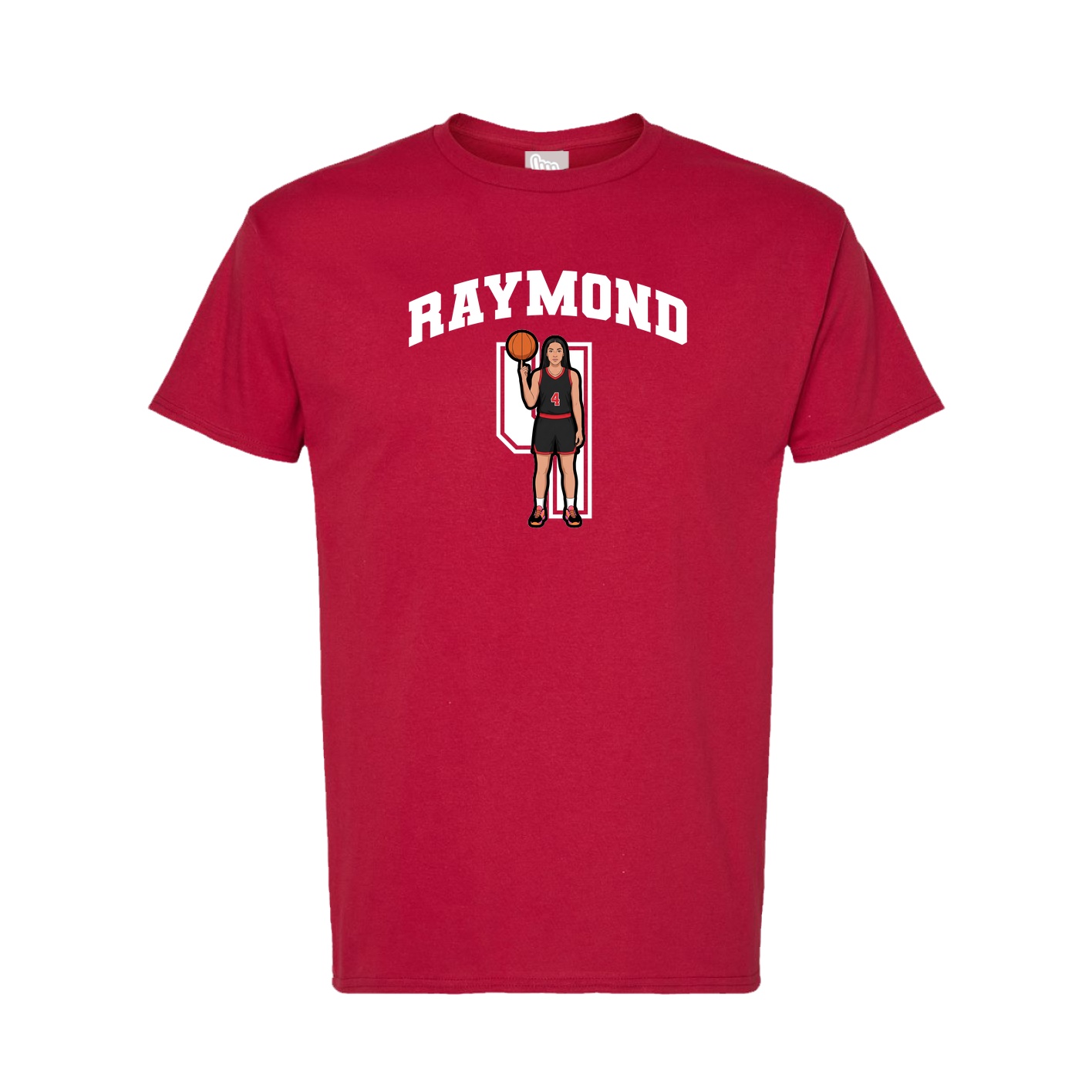 Tee — Number in Crimson