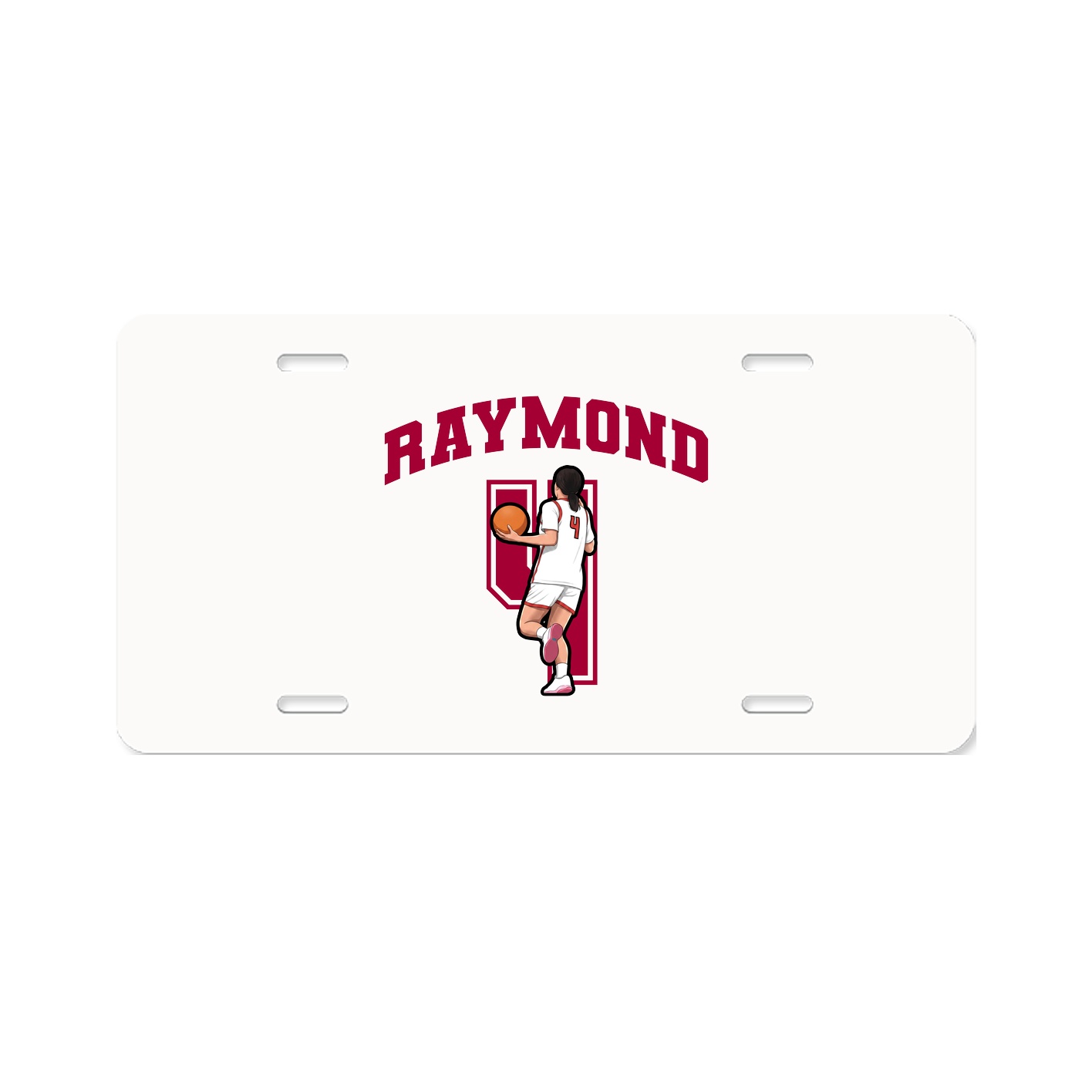 License Plate — Number in Classic