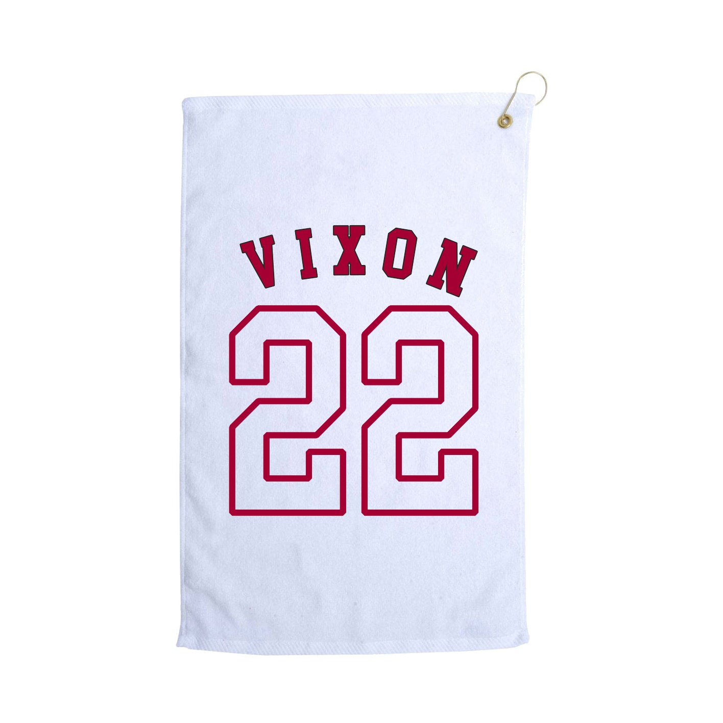 Golf Towel — Shirsey Arch in White