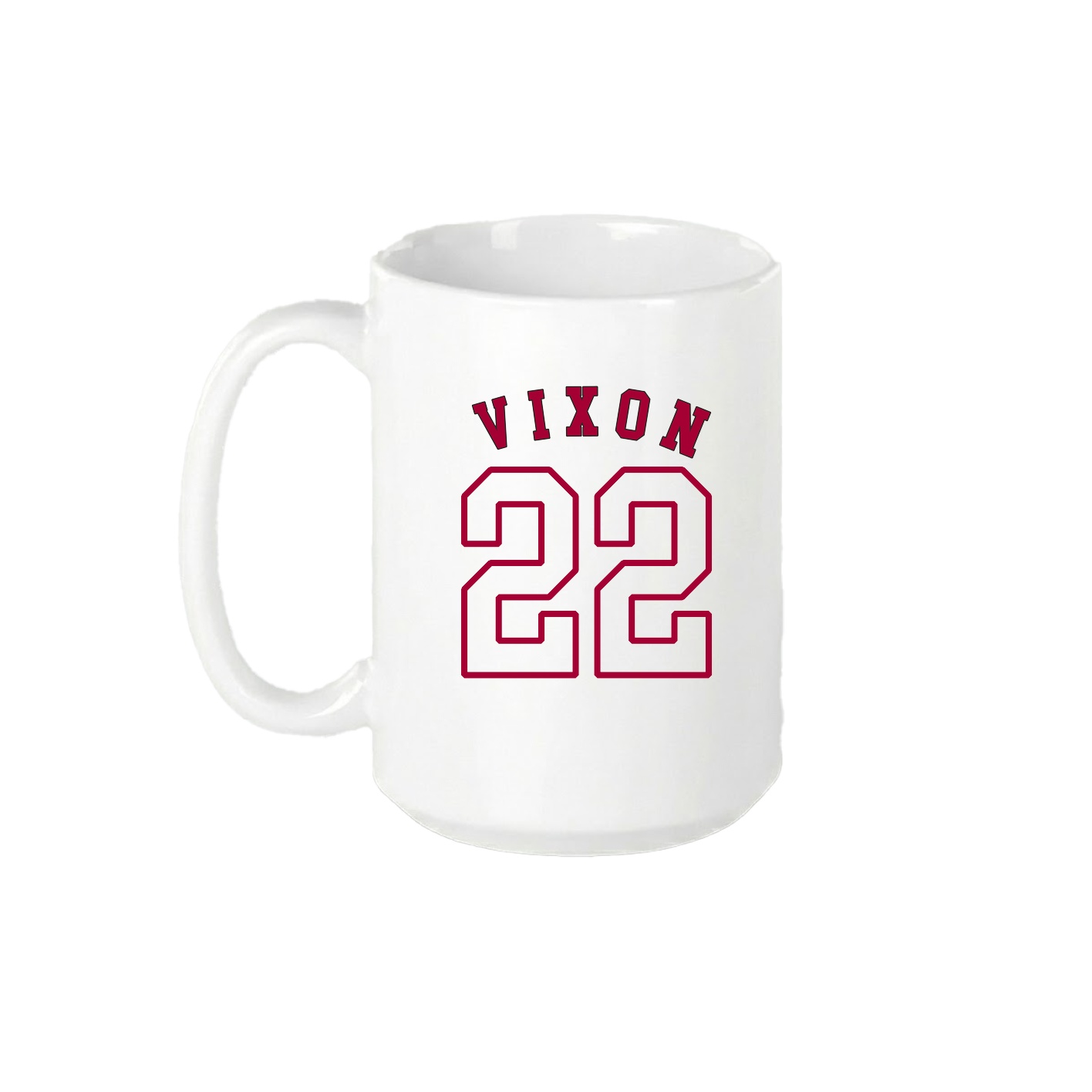 15oz Coffee Mug — Shirsey Arch in White