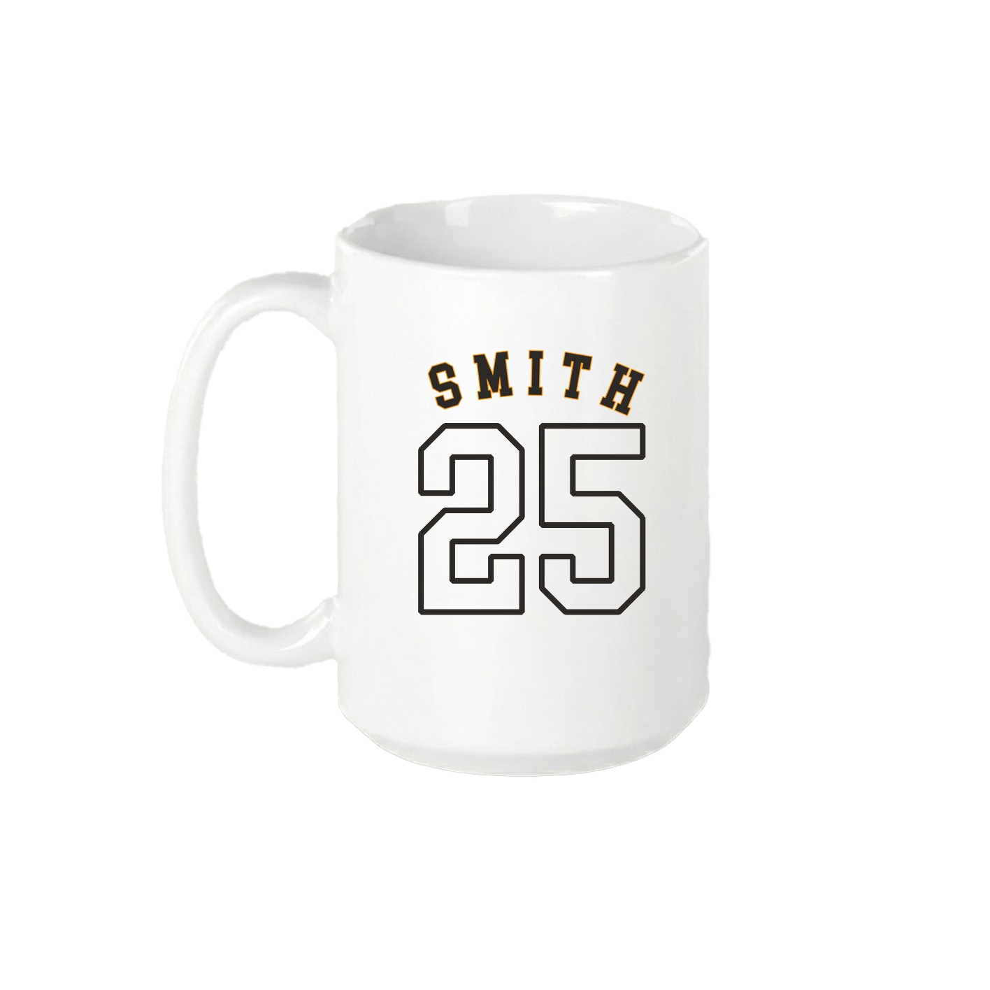 15oz Coffee Mug — Shirsey Arch in White