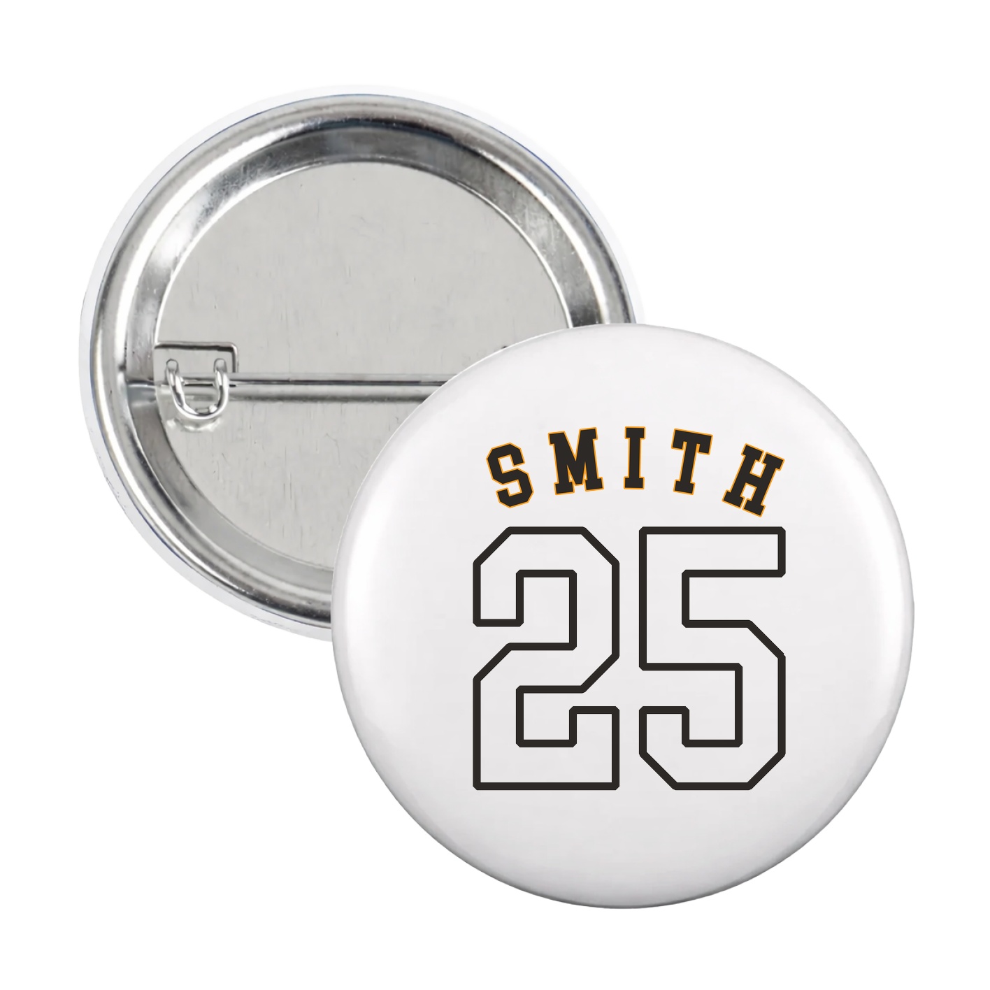 Game Day Button — Shirsey Arch in White