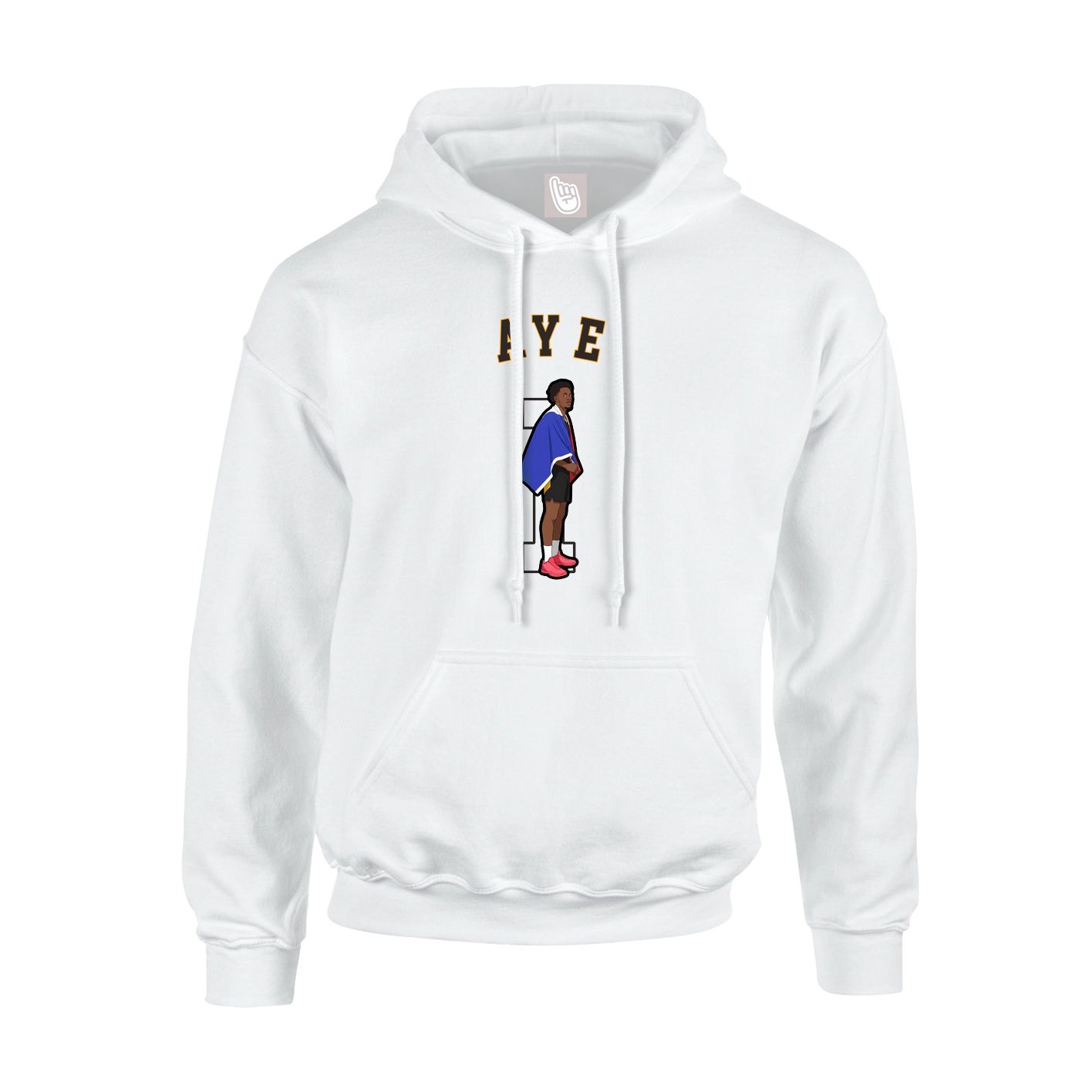 Youth Hoodie — Shirsey Arch in White