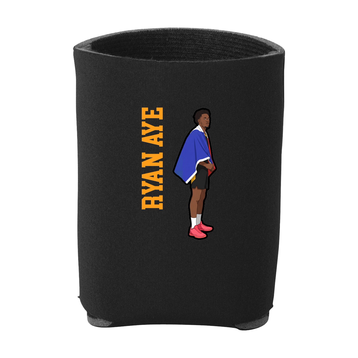 Can Holder — Name Vertical in Black