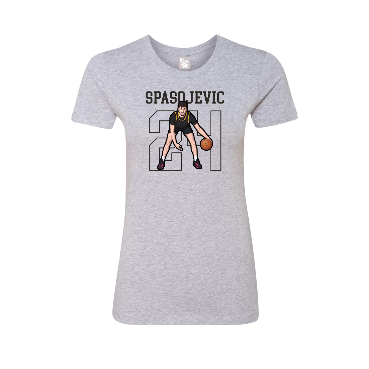 Fitted Women's Tee — Shirsey in Grey
