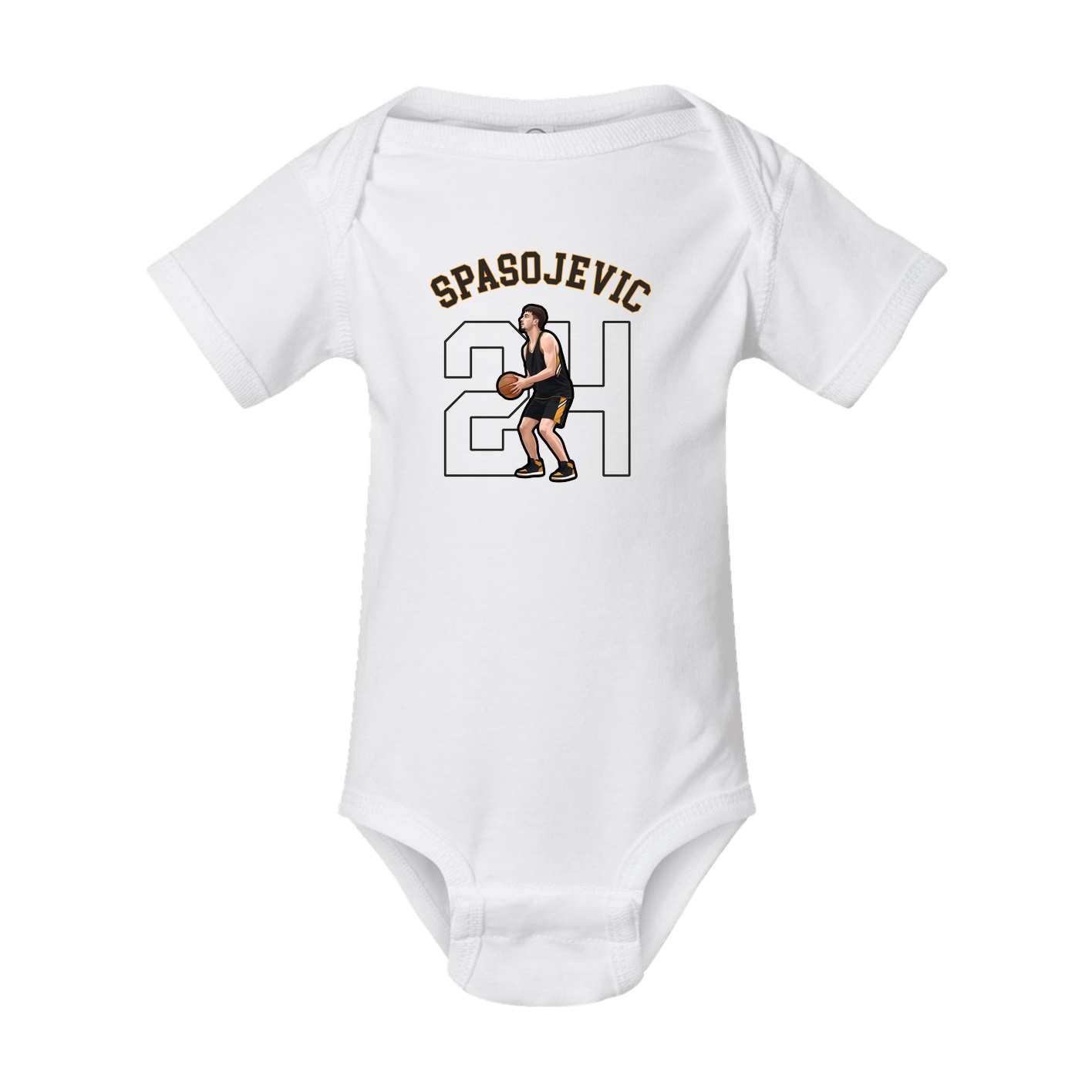 Baby Onesie — Shirsey Arch in White